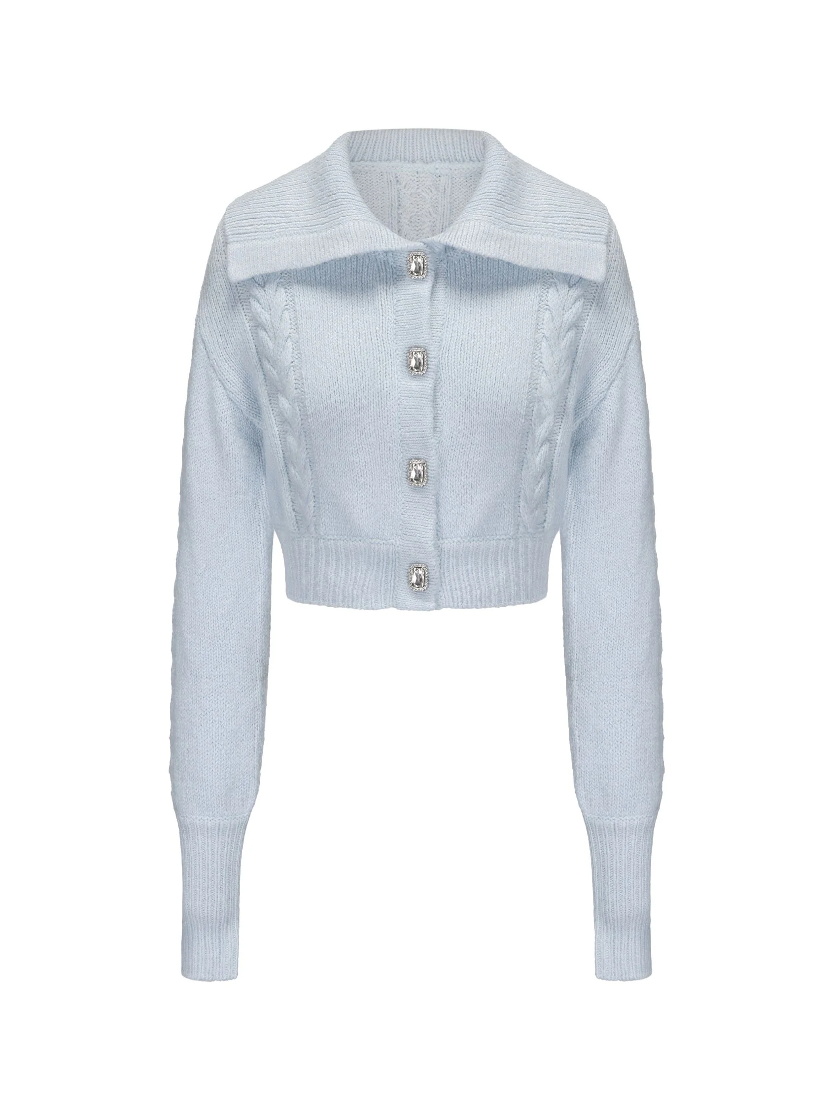 Addison Coat + Scarf Set (Blue) (Final Sale) - Image 5