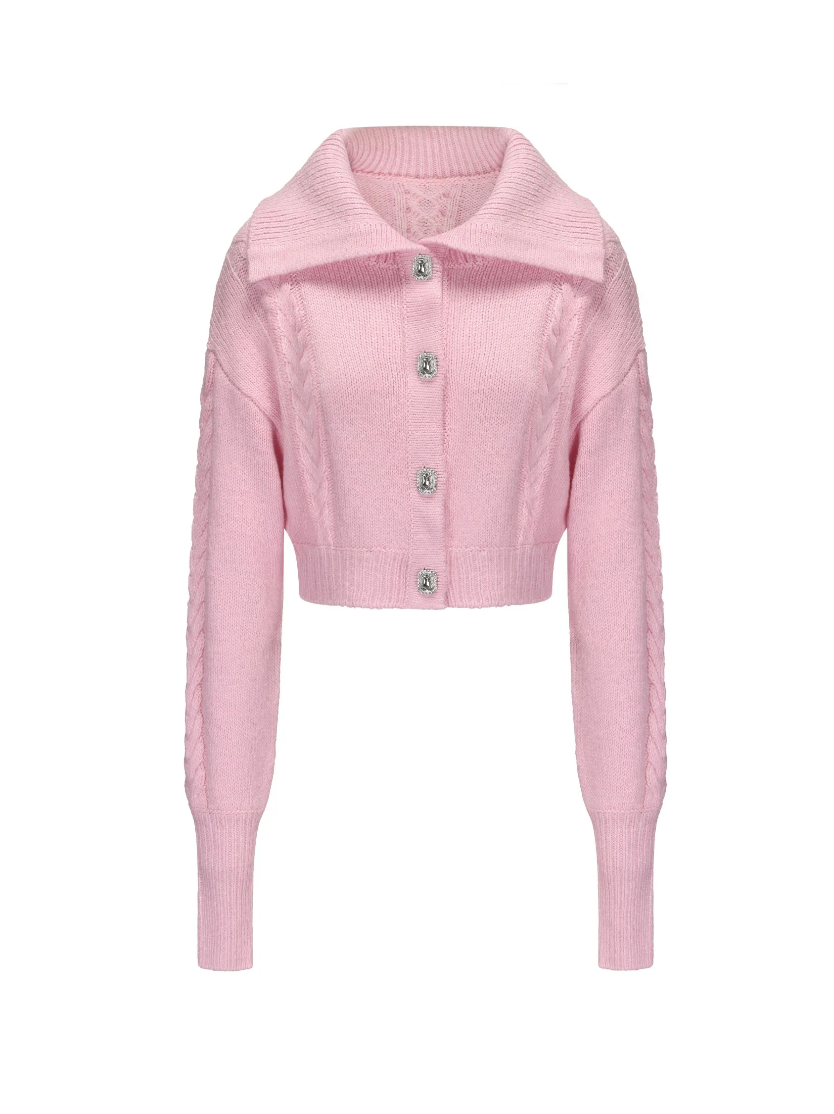 Addison Coat + Scarf Set (Pink) (Final Sale) - Image 10