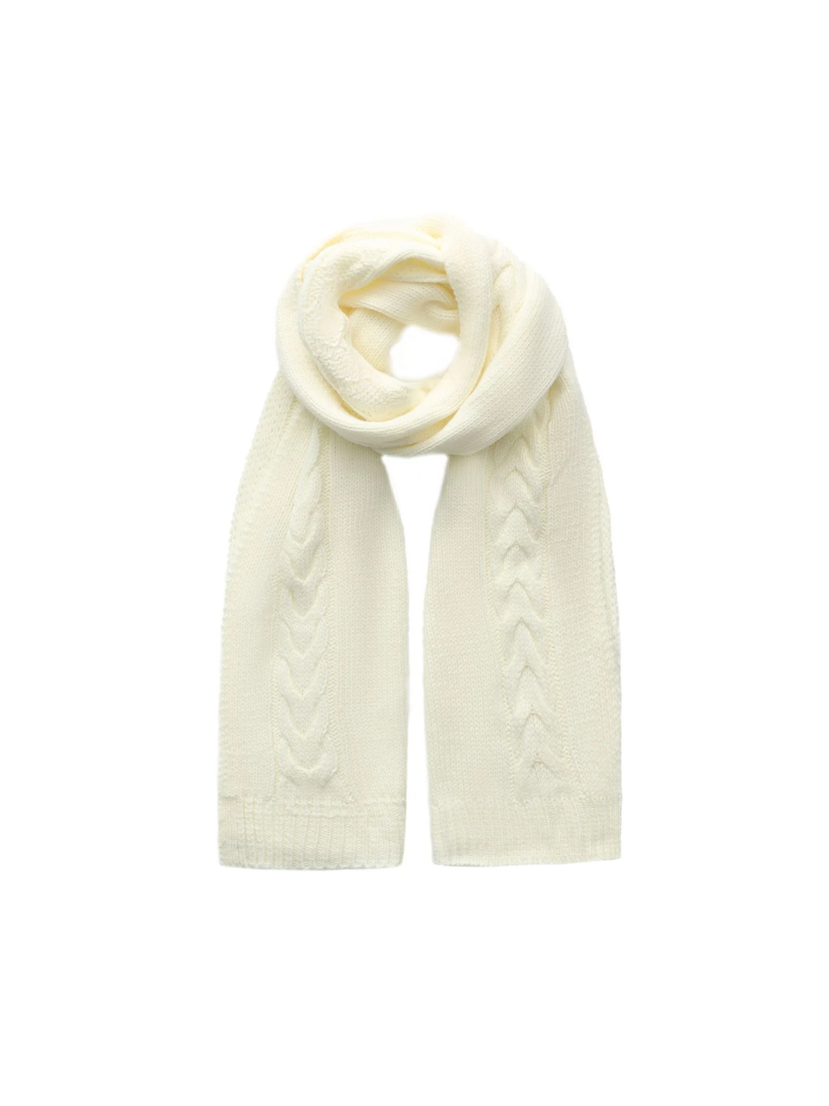 Addison Coat + Scarf Set (White) (Final Sale) - Image 12