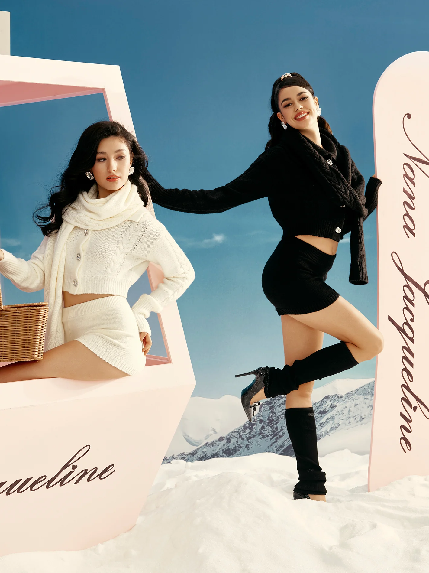Addison Coat + Scarf Set (White) (Final Sale) - Image 5