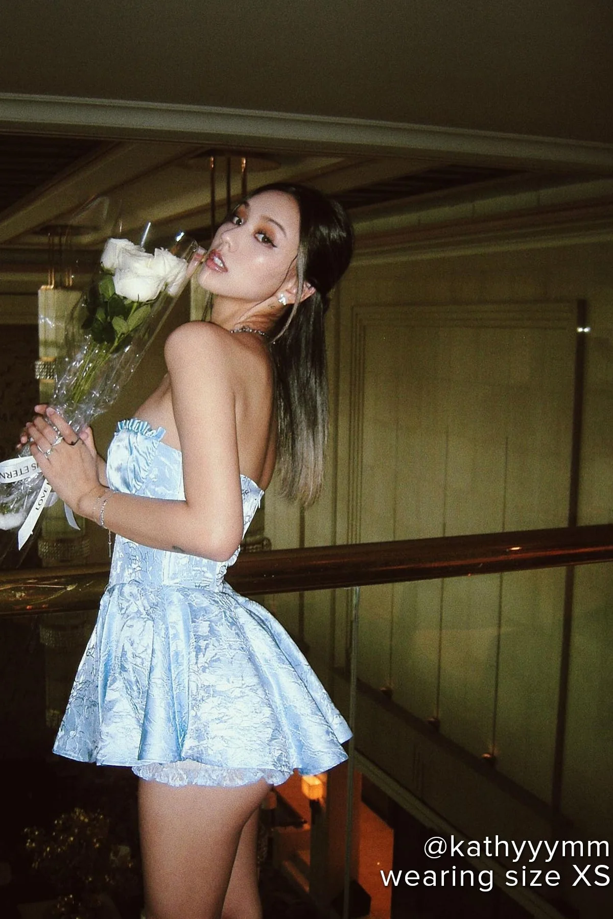 Airina Dress (Blue) - Image 3