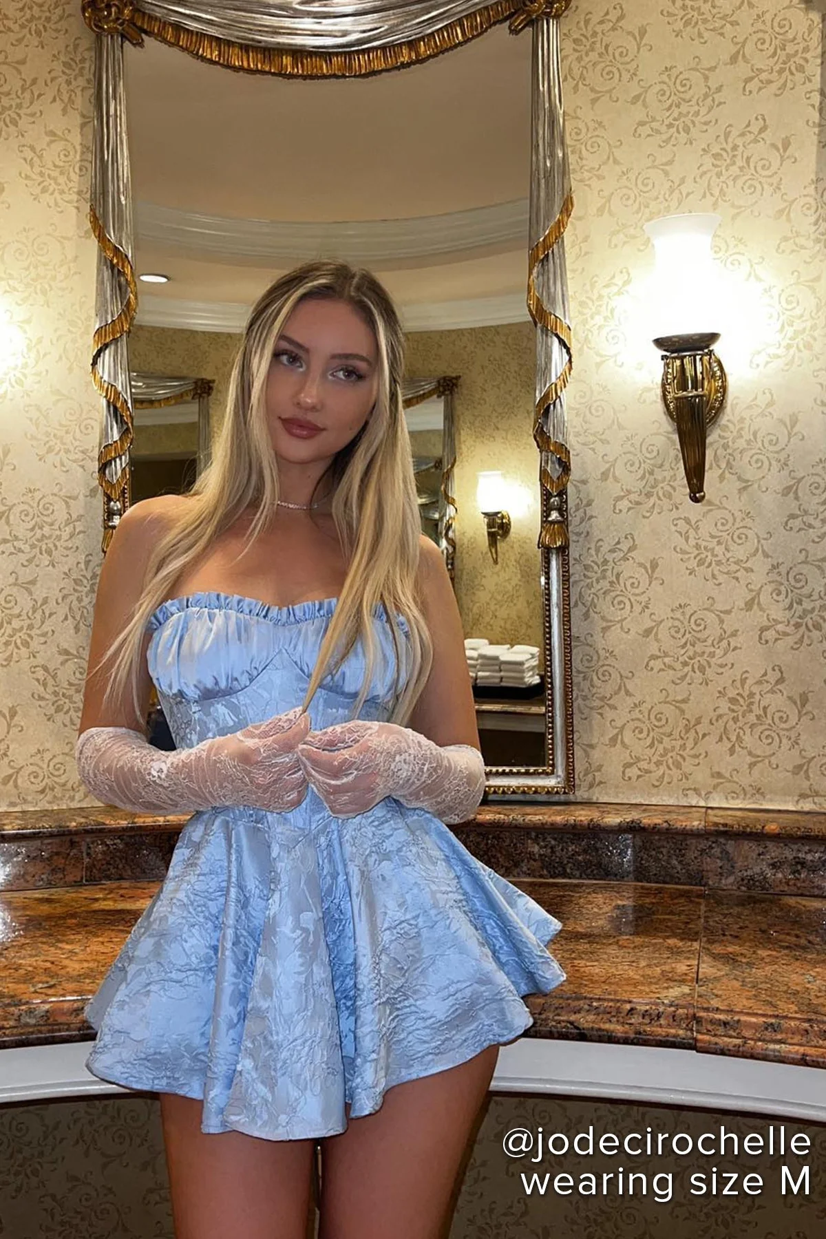 Airina Dress (Blue) - Image 5