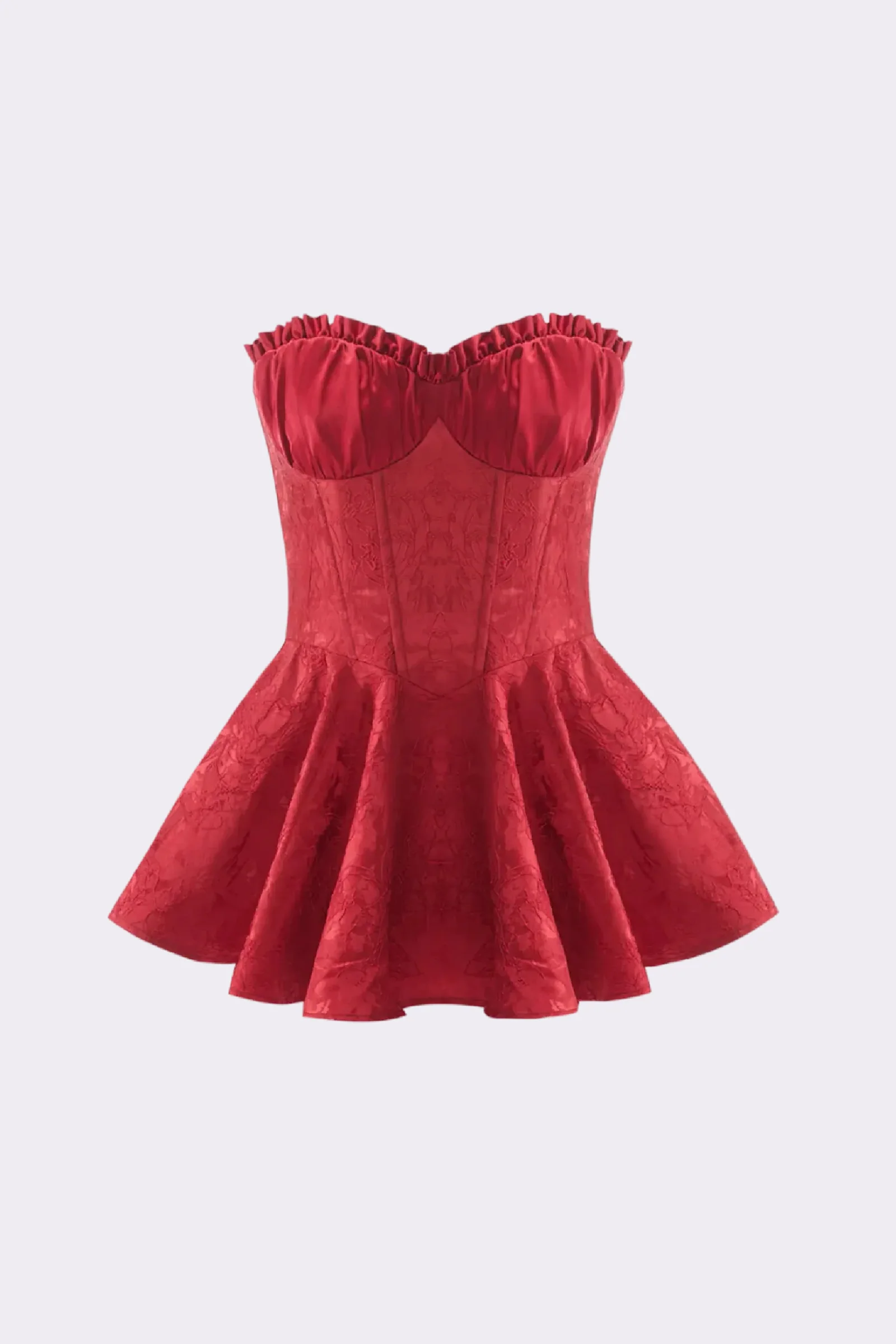 Airina Dress (Red) - Image 9