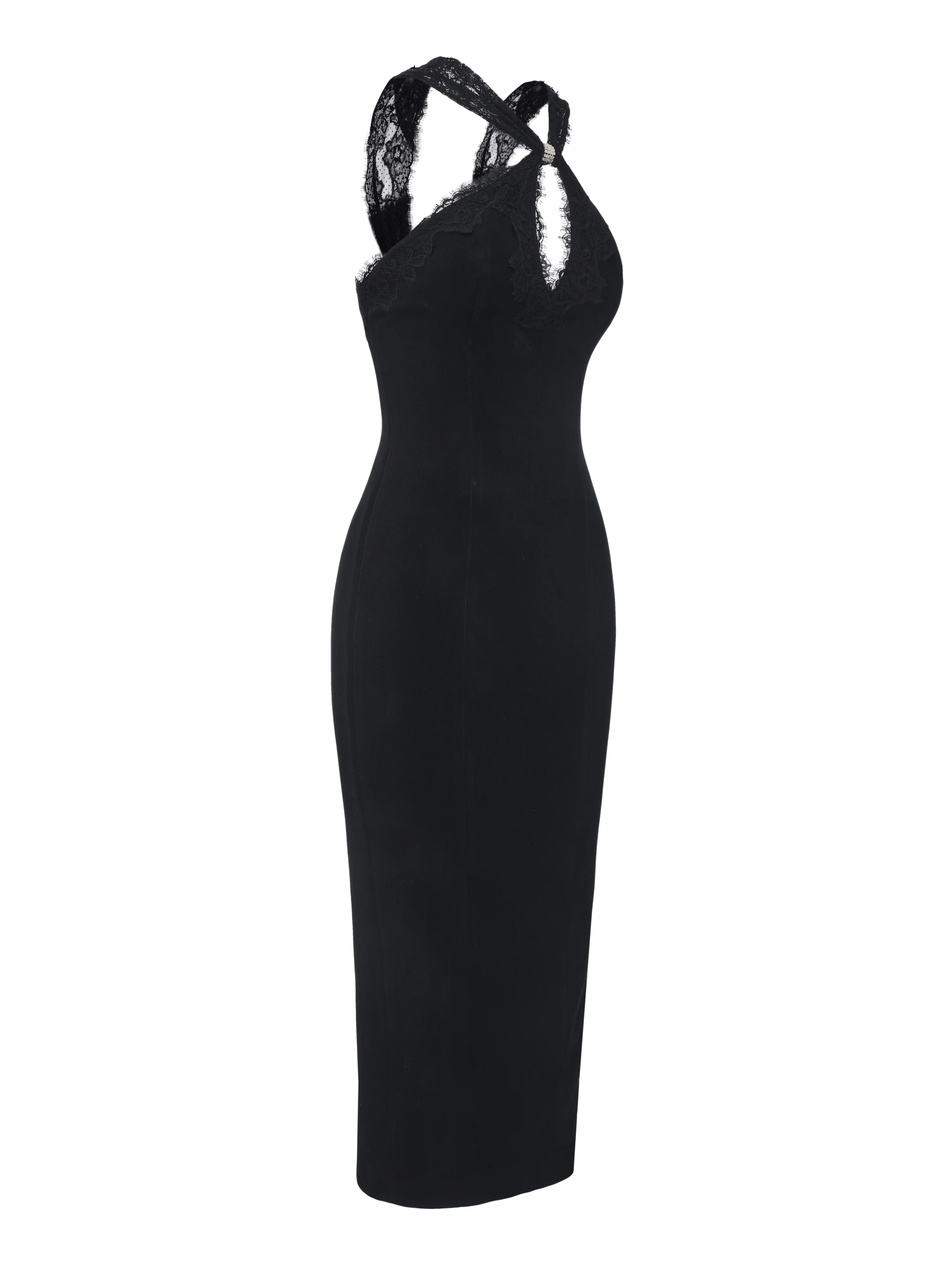 Alexandra Cutout Black Dress - Image 13