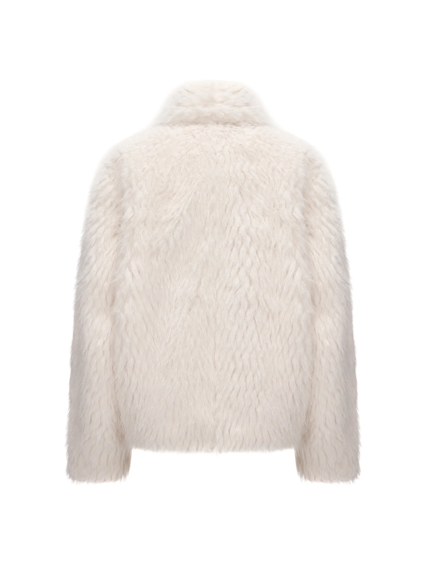 Alyssa Fur Coat (White) - Image 7