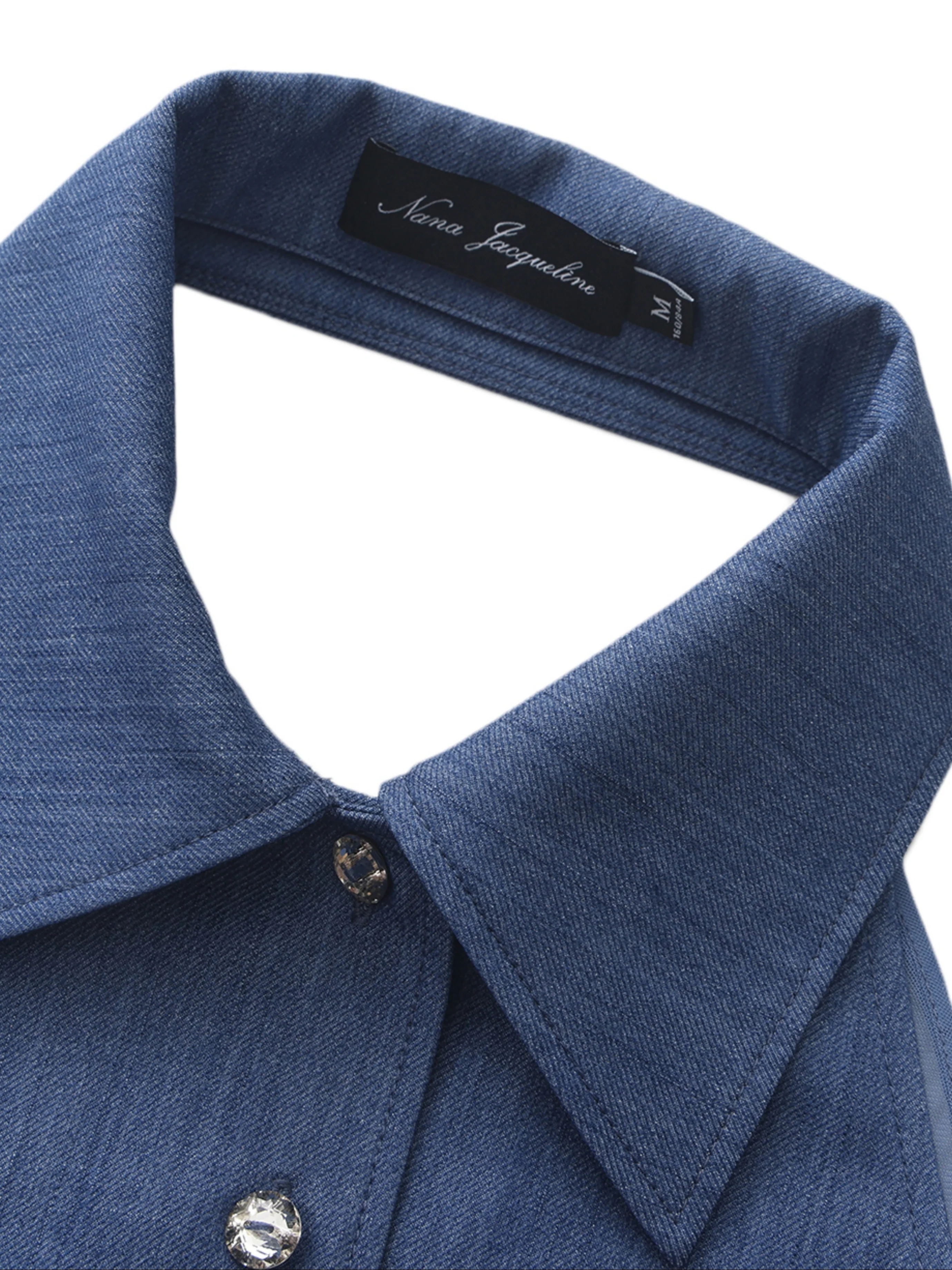 Amara Open-Back Blue Top - Image 8