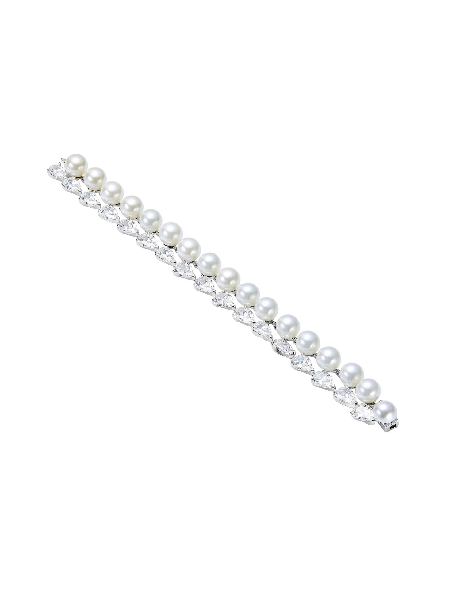 Amara Pearl and Crystal Bracelet - Image 4