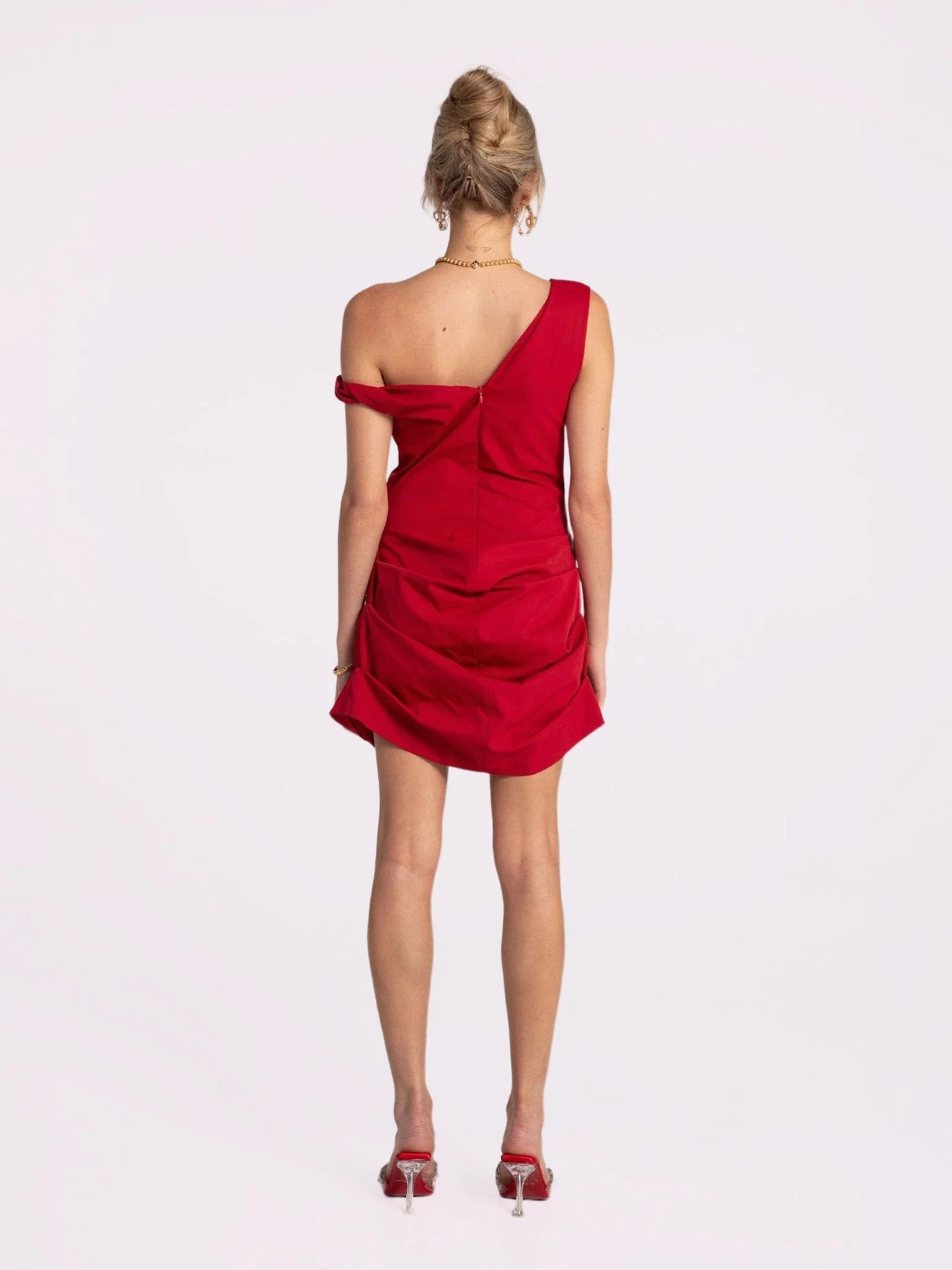 Andrea Dress (Red) (Final Sale) - Image 5