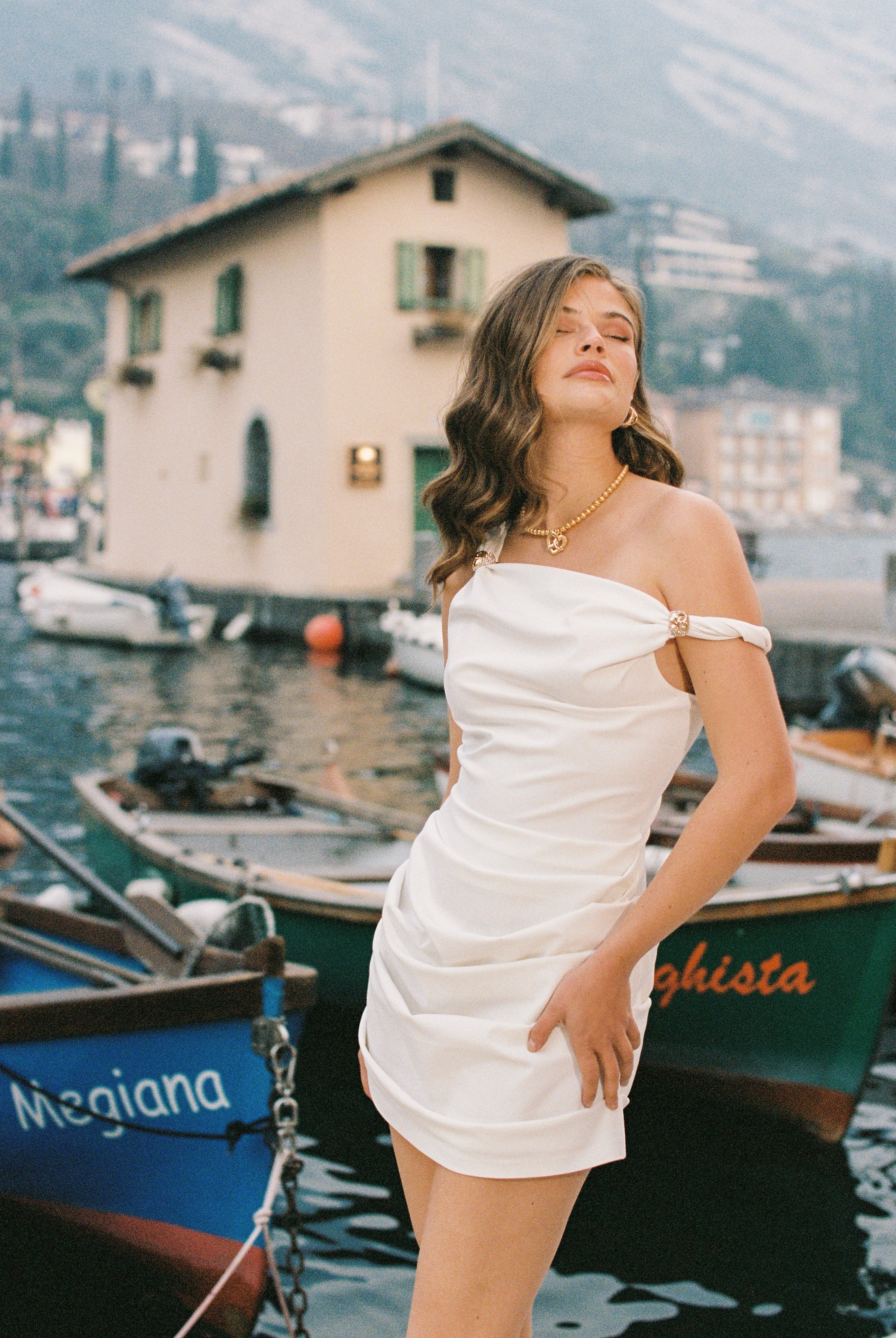 Andrea Dress (White) (Final Sale) - Image 4