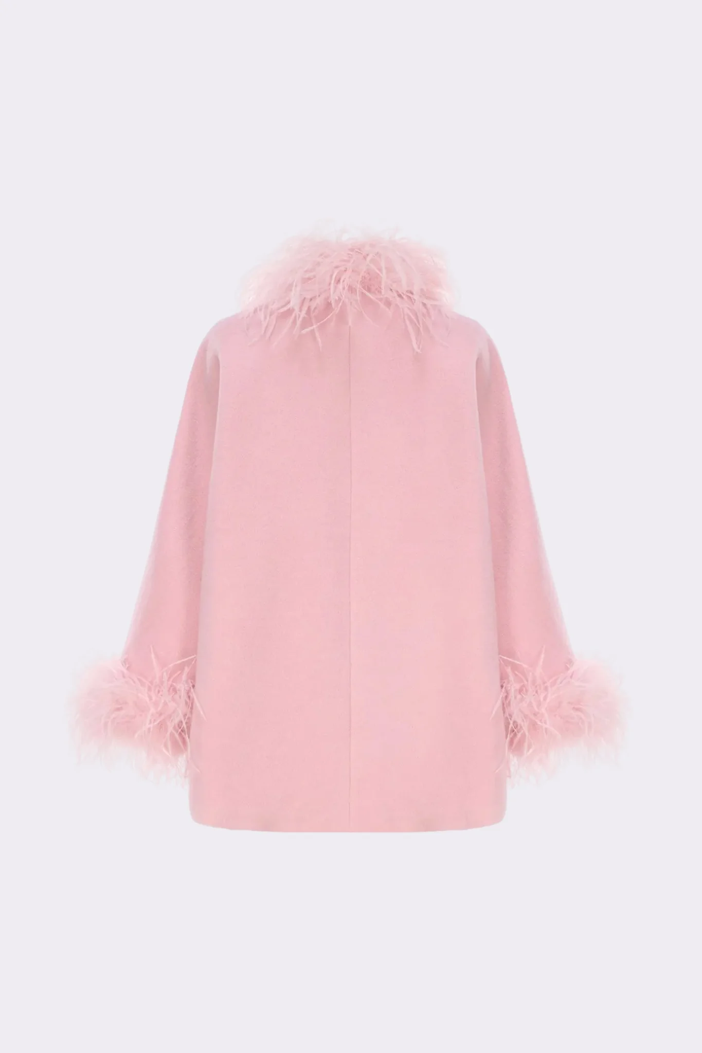 Angelica Feather Coat (Pink) - Image 8