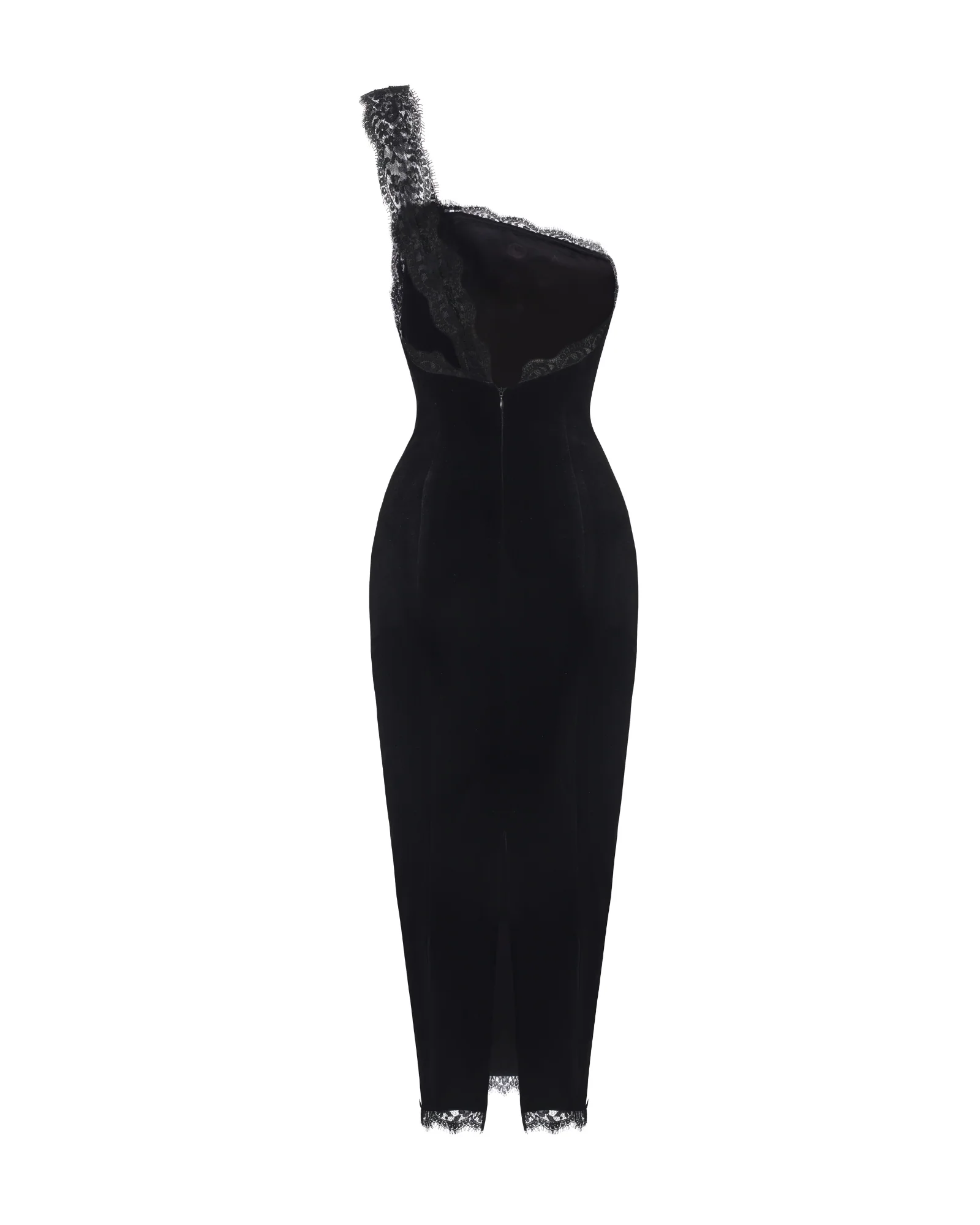 Angelica Velvet Maxi Dress (Black) - Image 8