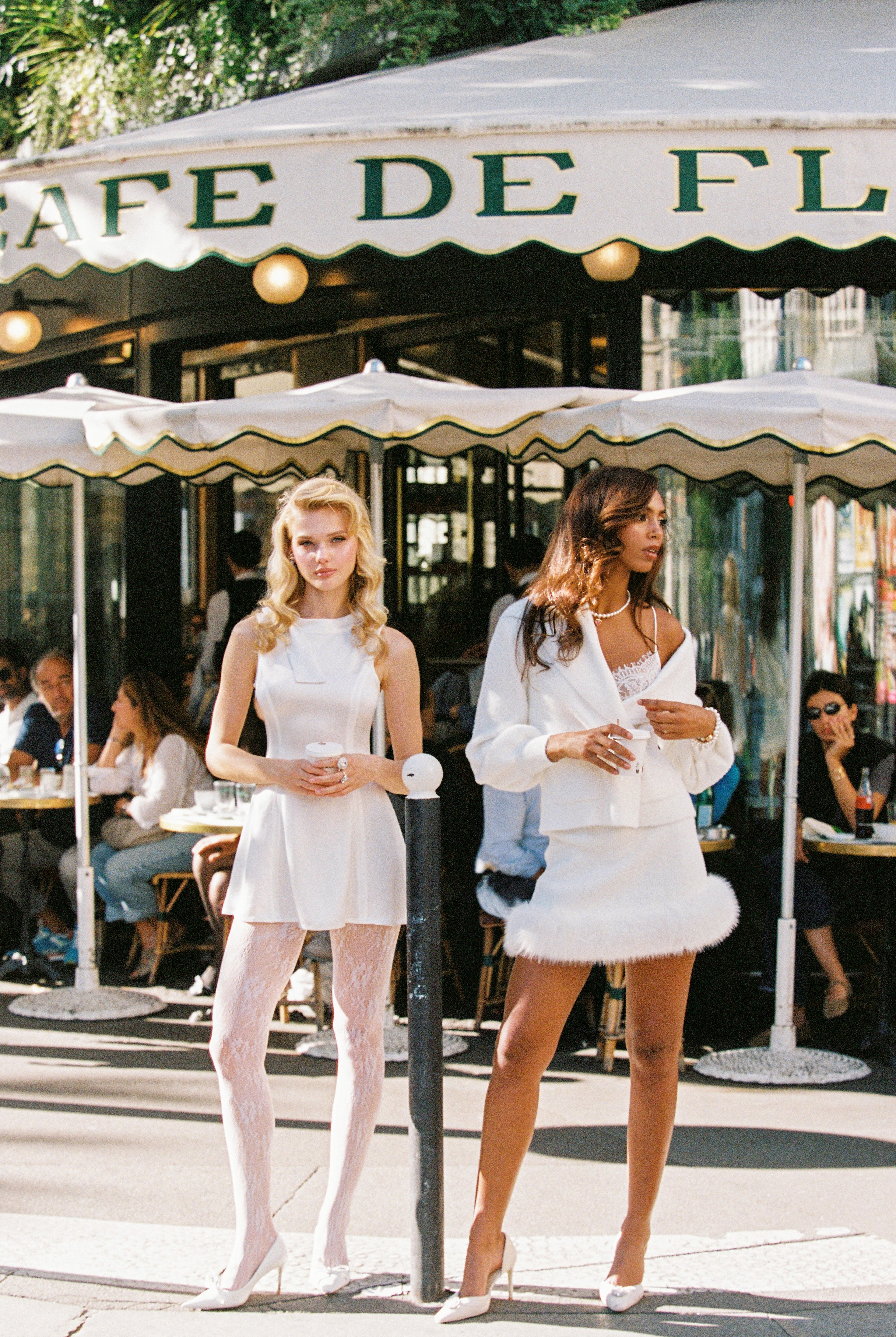 Anika Mini Skirt (White) - Image 3