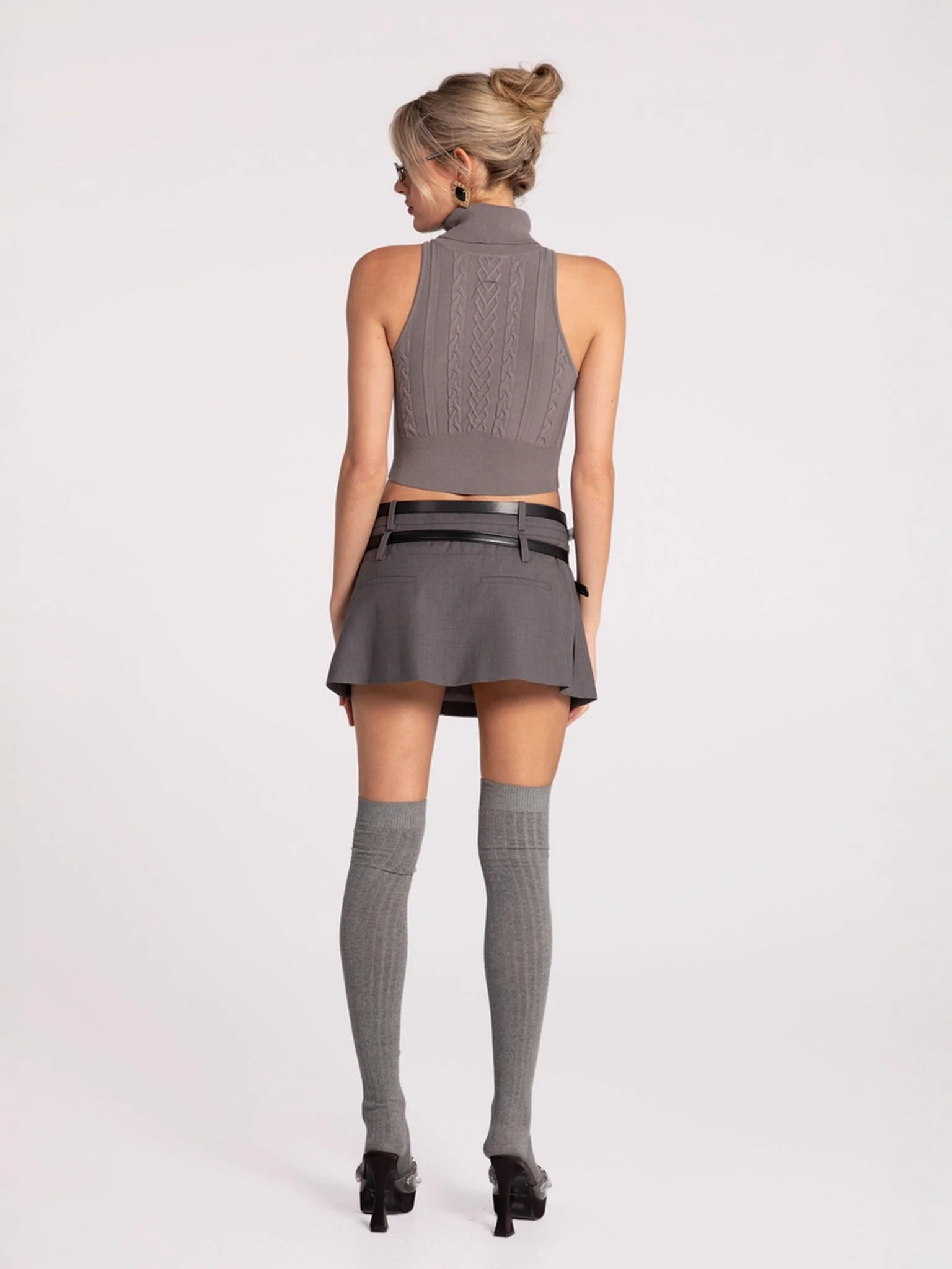 Anna Skirt (Grey) (Final Sale) - Image 5