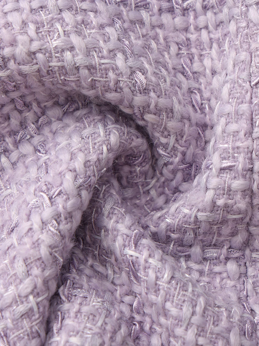 Annabella Textured Woven Purple Bow Top - Image 9