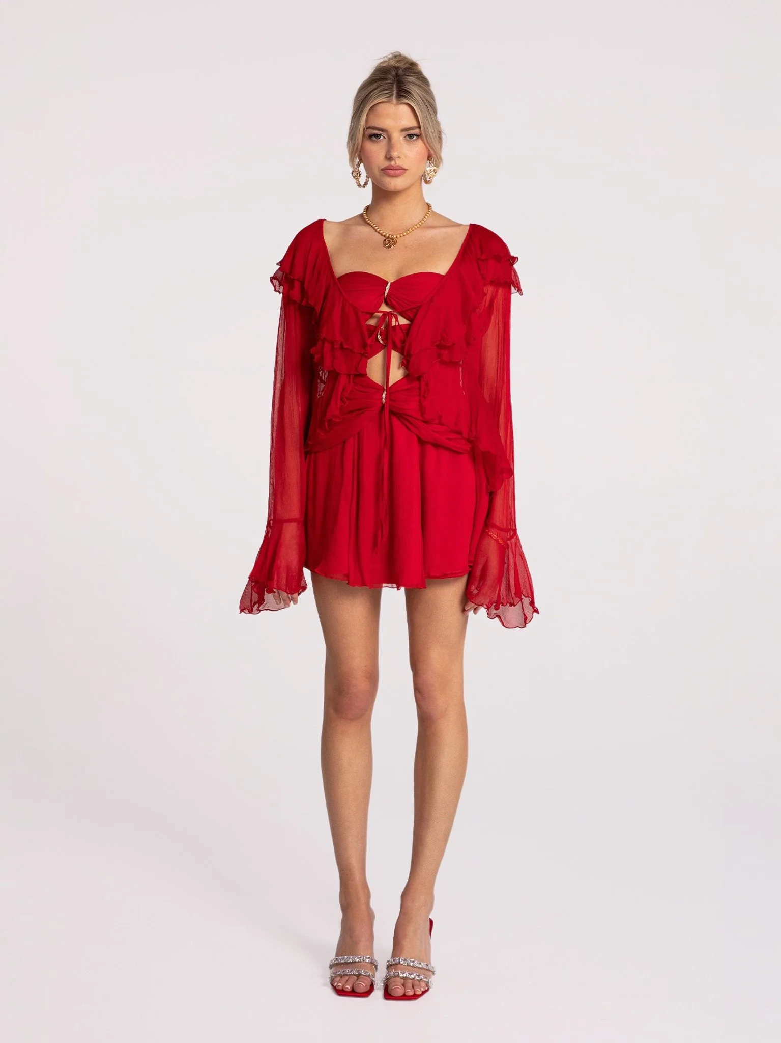 Annika Cardigan (Red) - Image 7