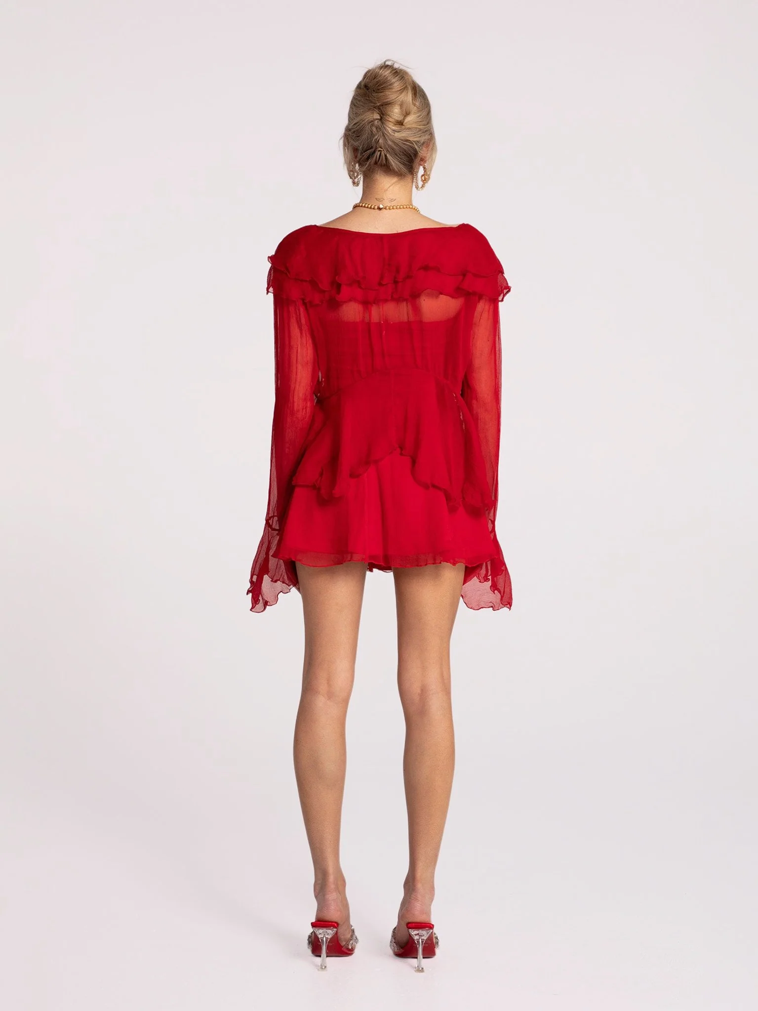 Annika Cardigan (Red) - Image 8