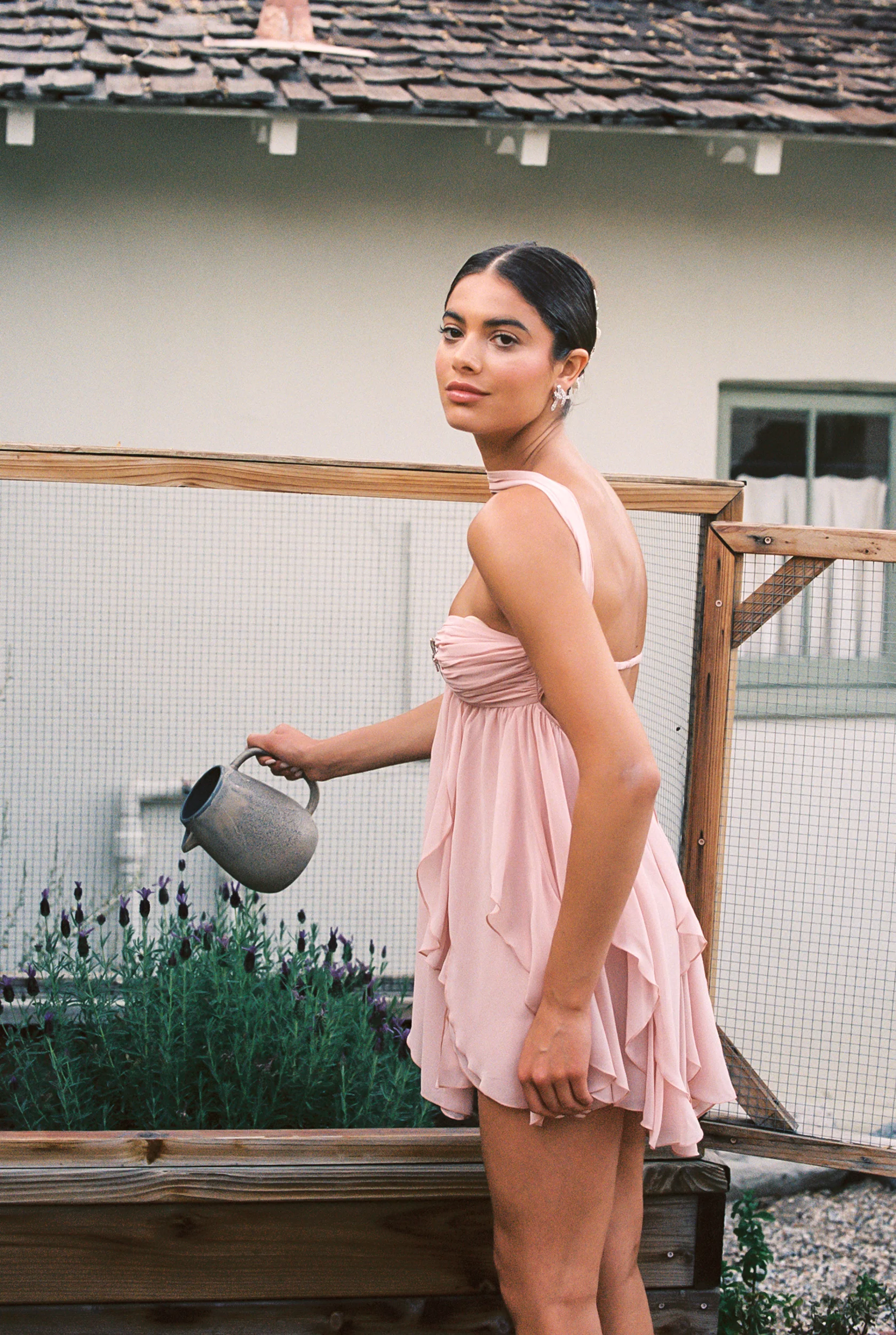 Arabella Dress (Peach) - Image 3