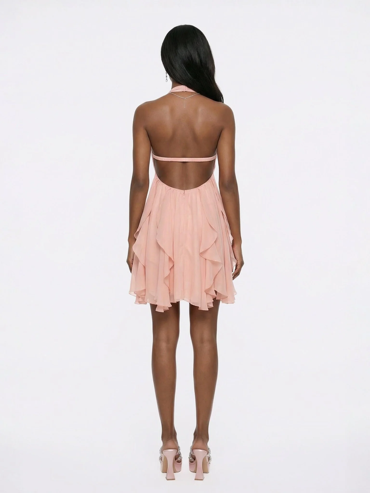 Arabella Dress (Peach) - Image 6