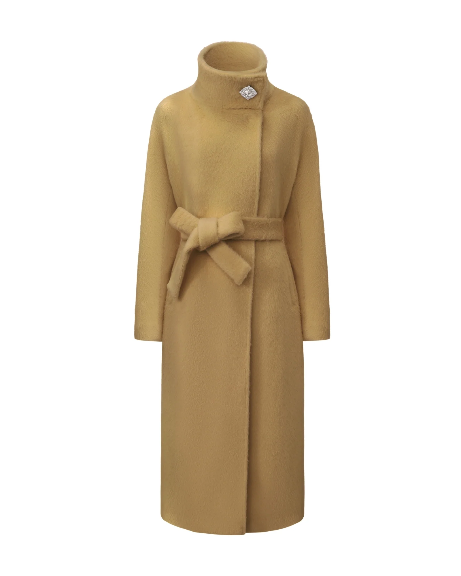 Audrey Long Coat (Camel) - Image 6