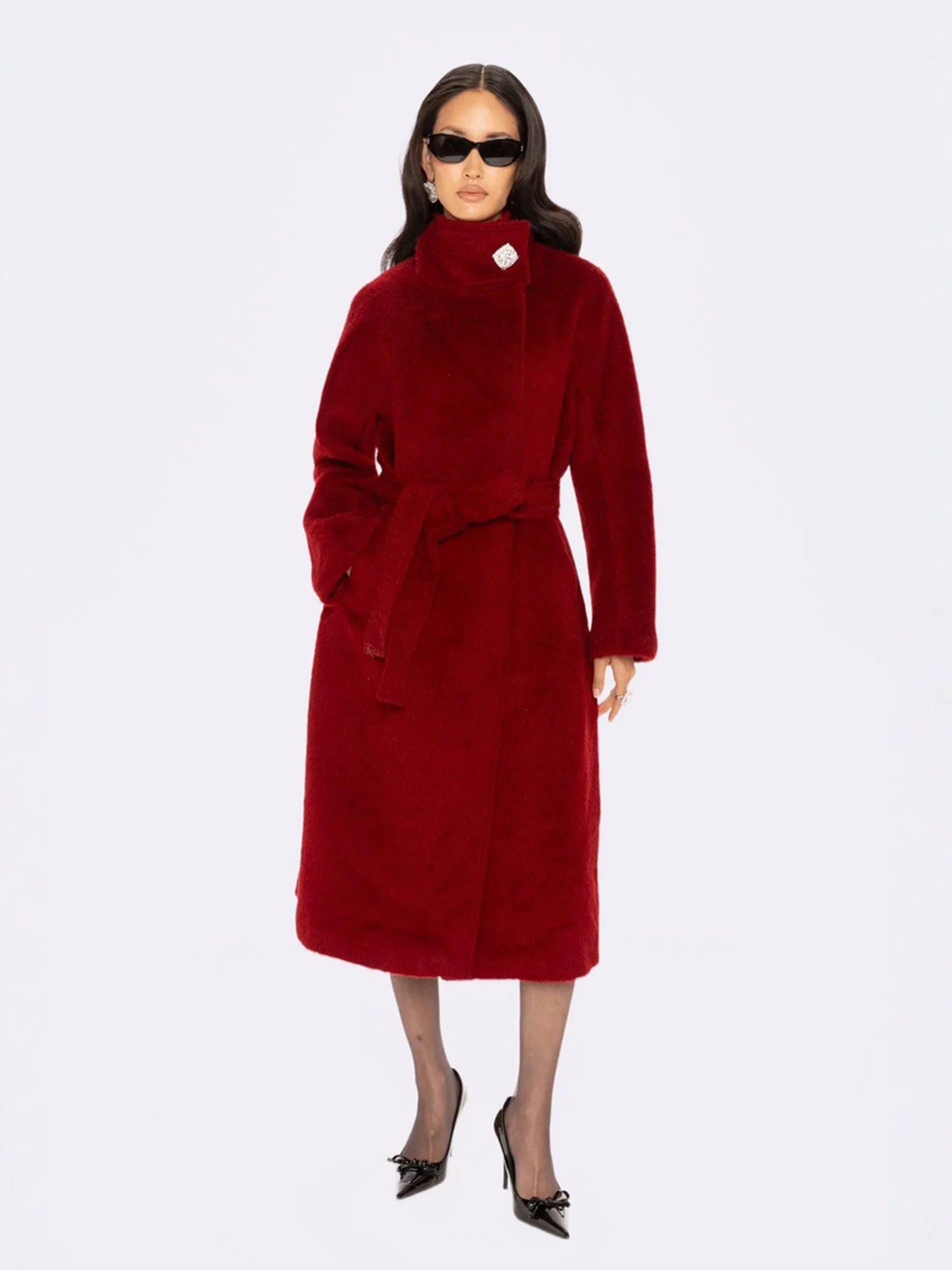 Audrey Long Coat (Red)