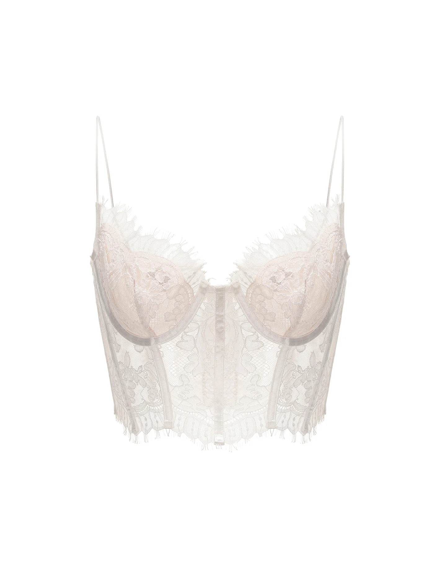 Audrina Lace Top (White)