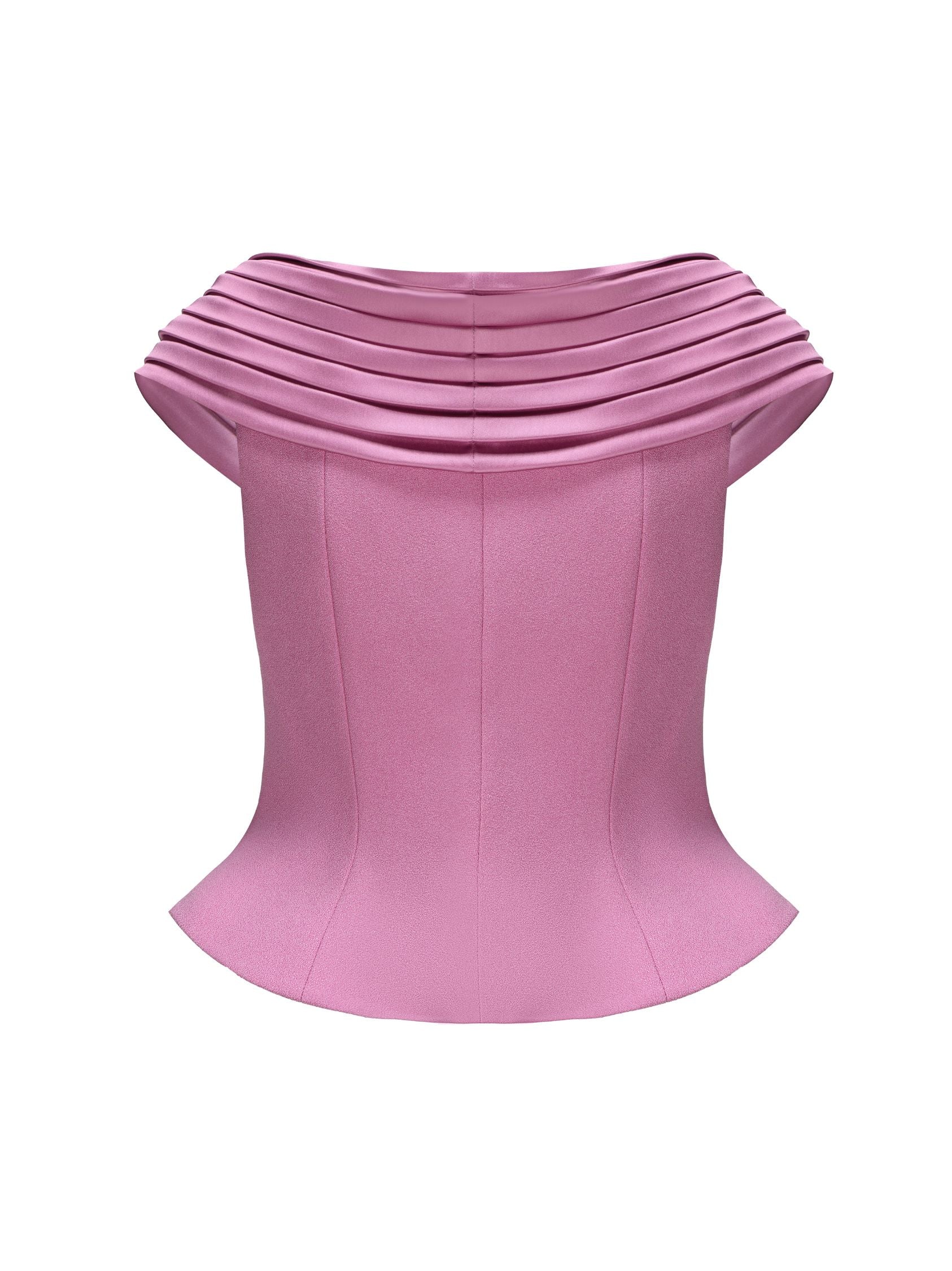 Belle Satin Top (Pink) (Final Sale) - Image 7