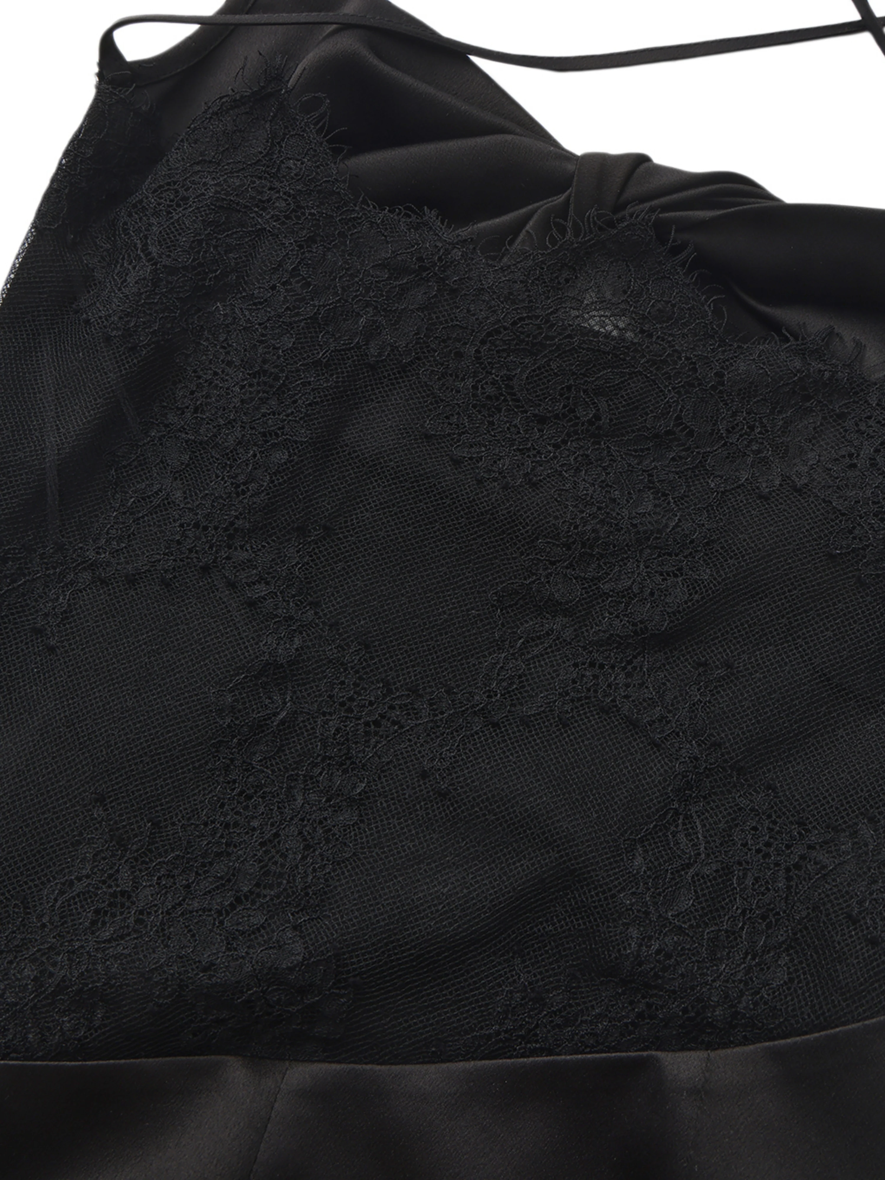 Brielle Twist-Front Black Dress - Image 7