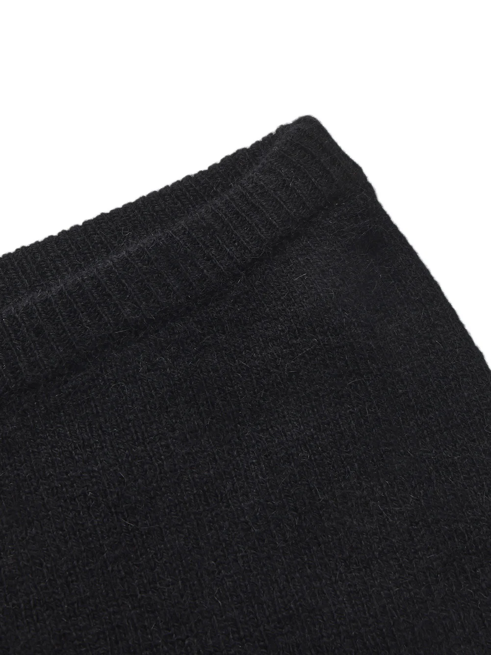 Brigitte Brushed Knit Black Micro Shorts - Image 5