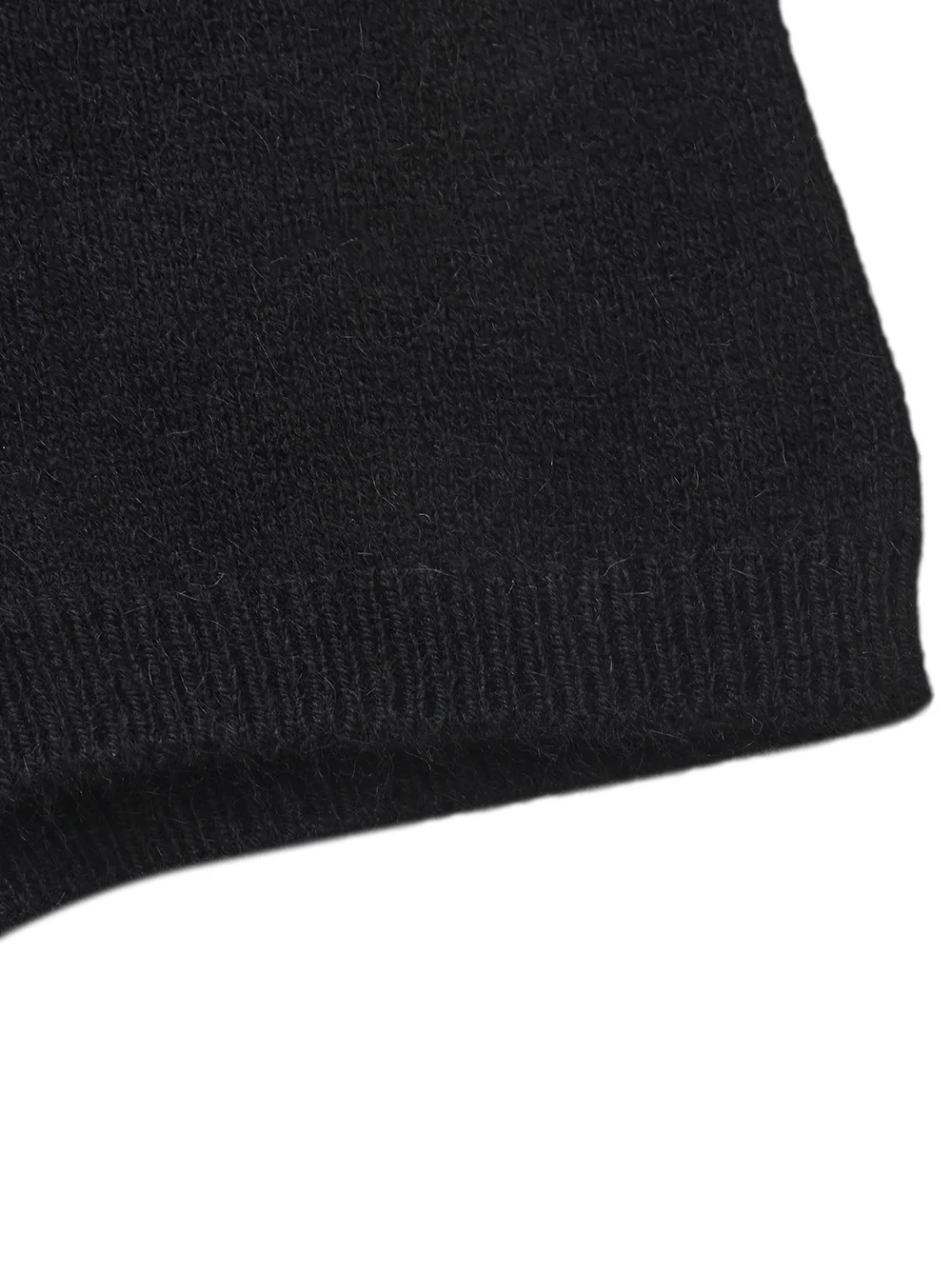 Brigitte Brushed Knit Black Micro Shorts - Image 6