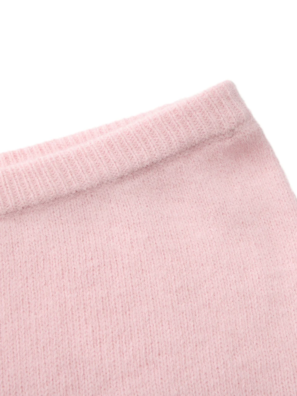 Brigitte Brushed Knit Pink Micro Shorts - Image 7