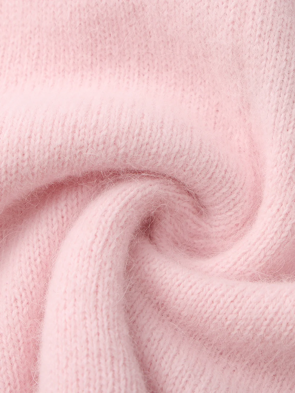 Brigitte Brushed Knit Pink Micro Shorts - Image 9