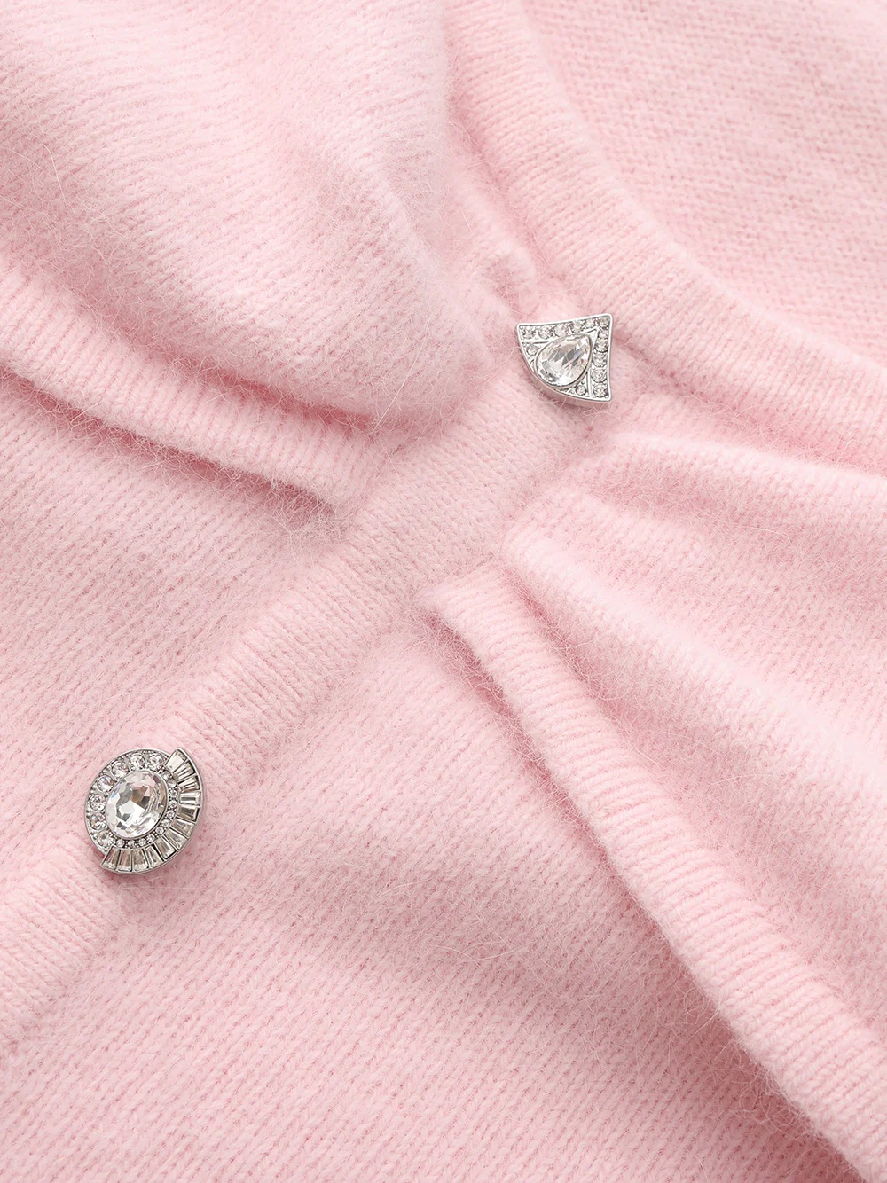 Brigitte Off-Shoulder Knit Pink Top - Image 8