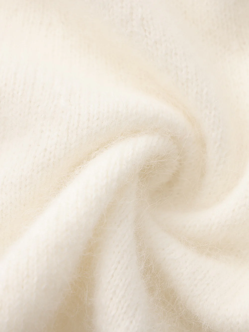 Brigitte Off-Shoulder Knit White Top - Image 8