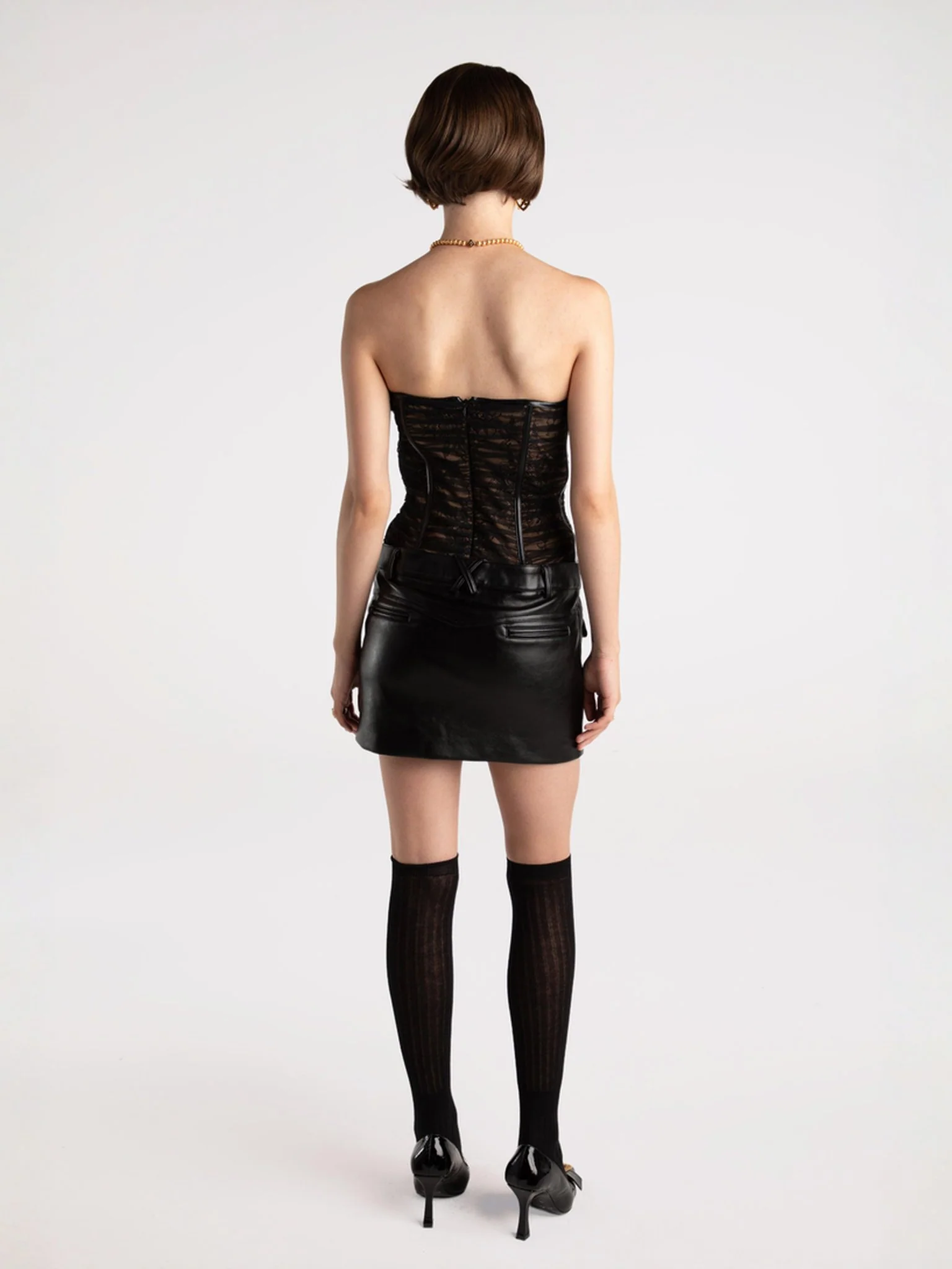 Cara Bustier Top (Black) (Final Sale) - Image 6