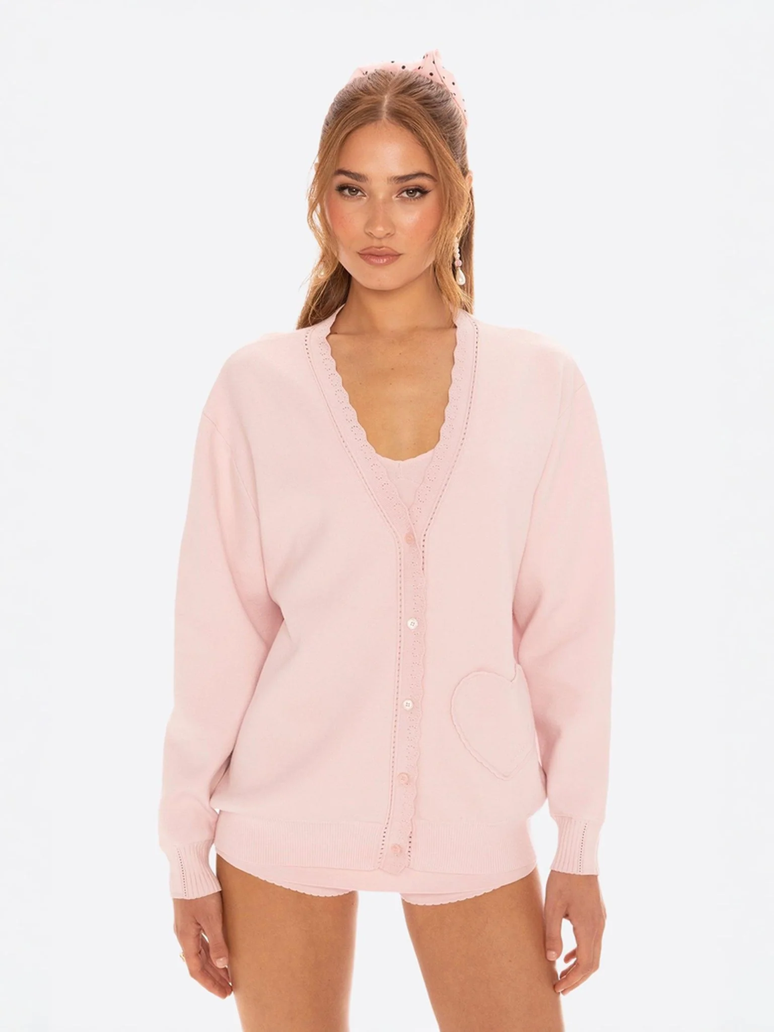 Carrie Cardigan (Pink)