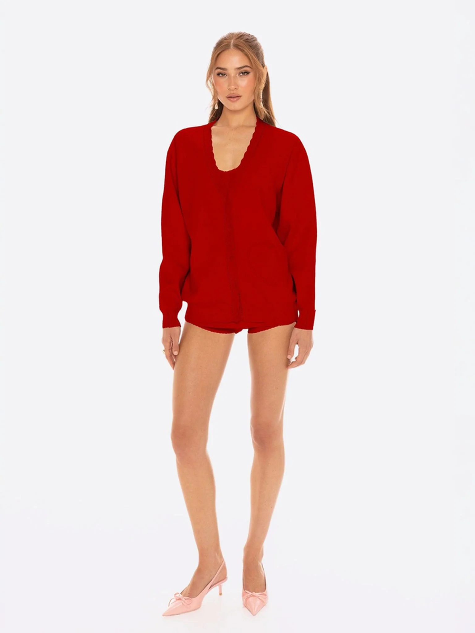 Carrie Cardigan (Red) - Image 5