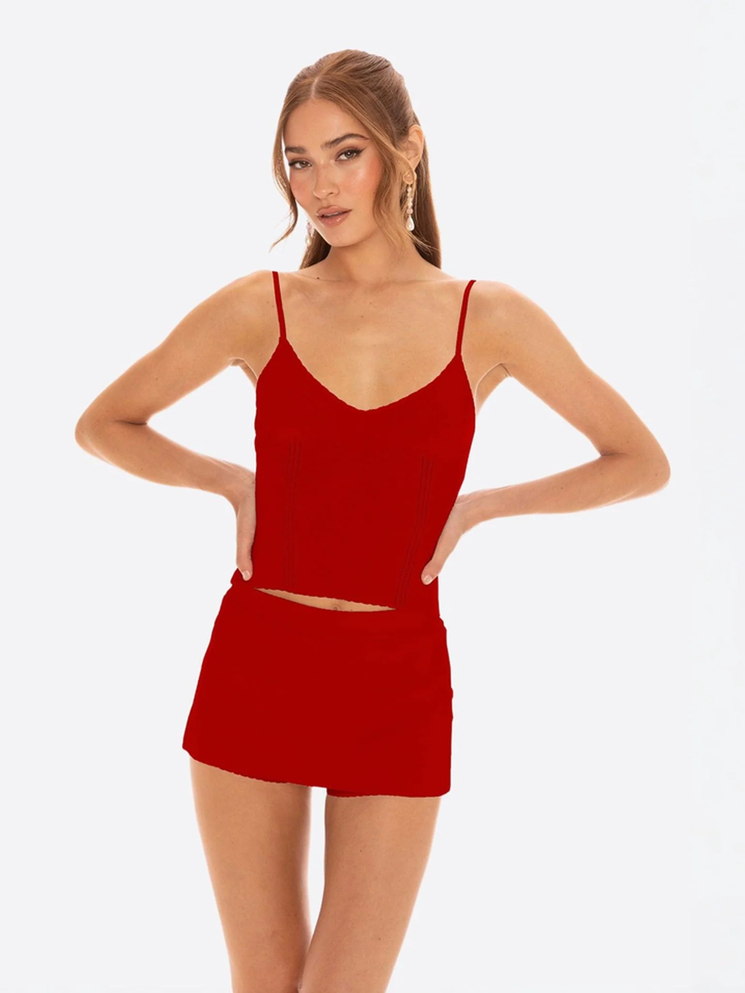 Carrie Shorts (Red) - Image 5