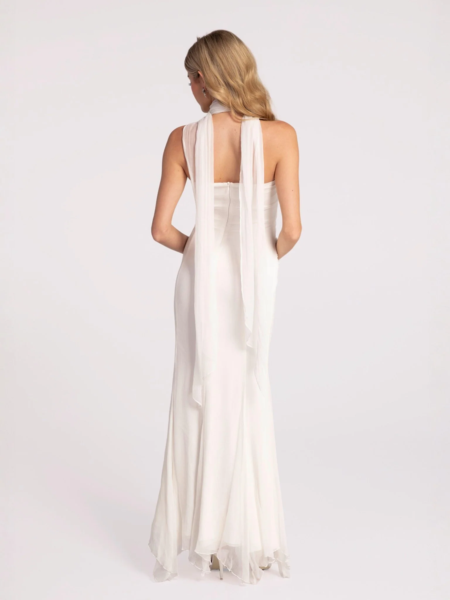 Cassandra Dress (White) - Image 6