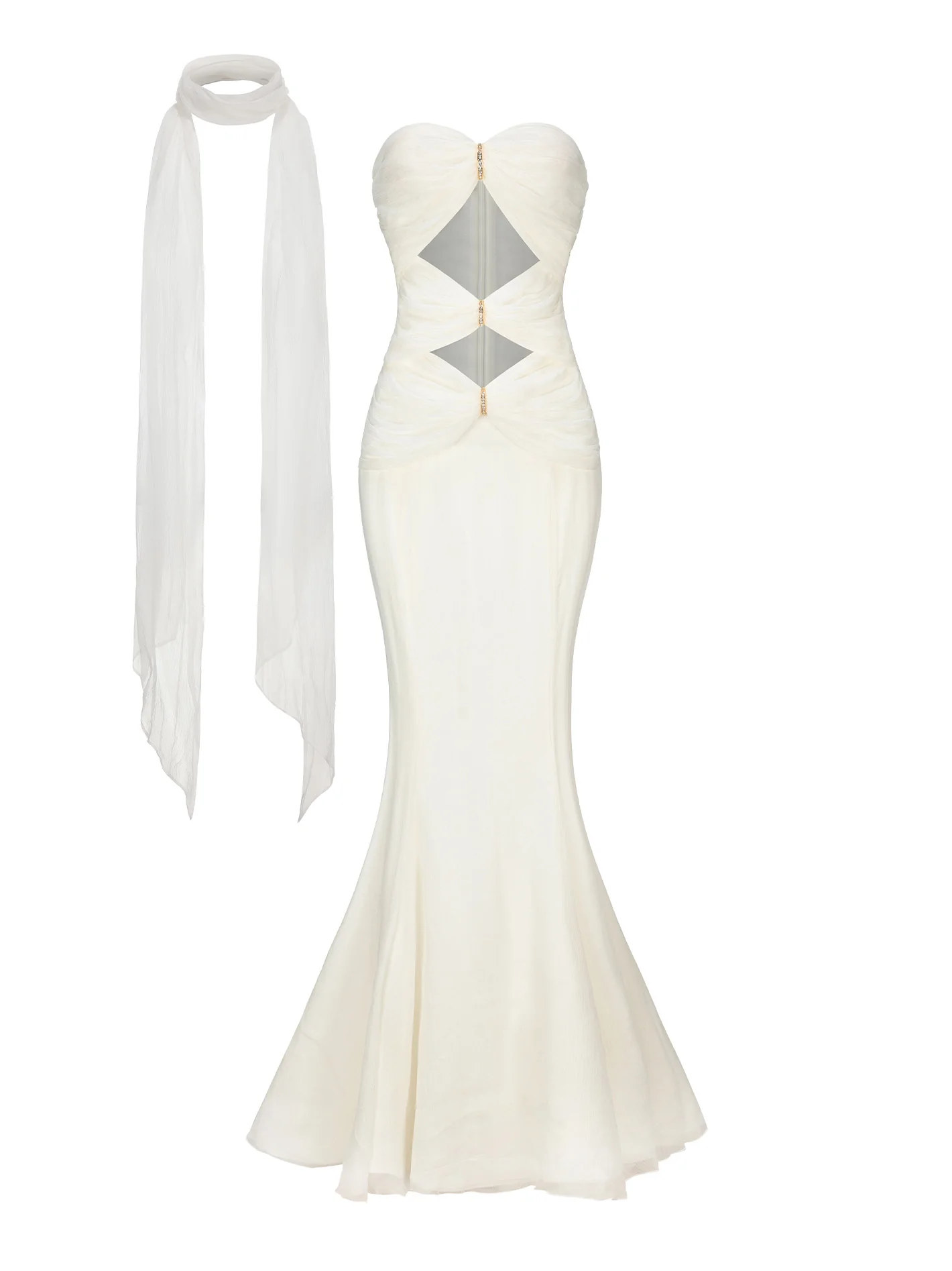 Cassandra Dress (White) - Image 7