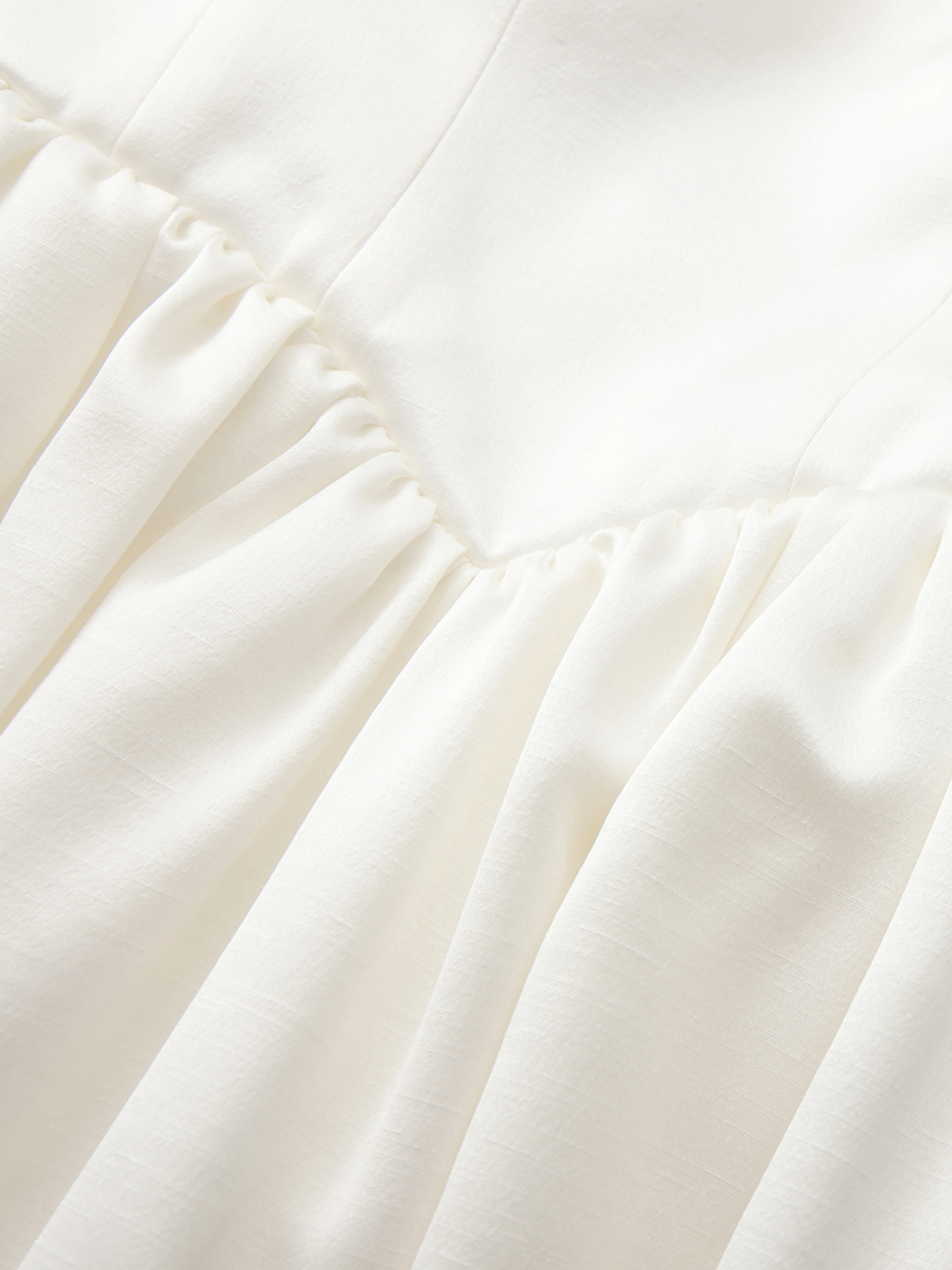 Chantal Lace Halter Ivory Acetate Maxi Dress - Image 8