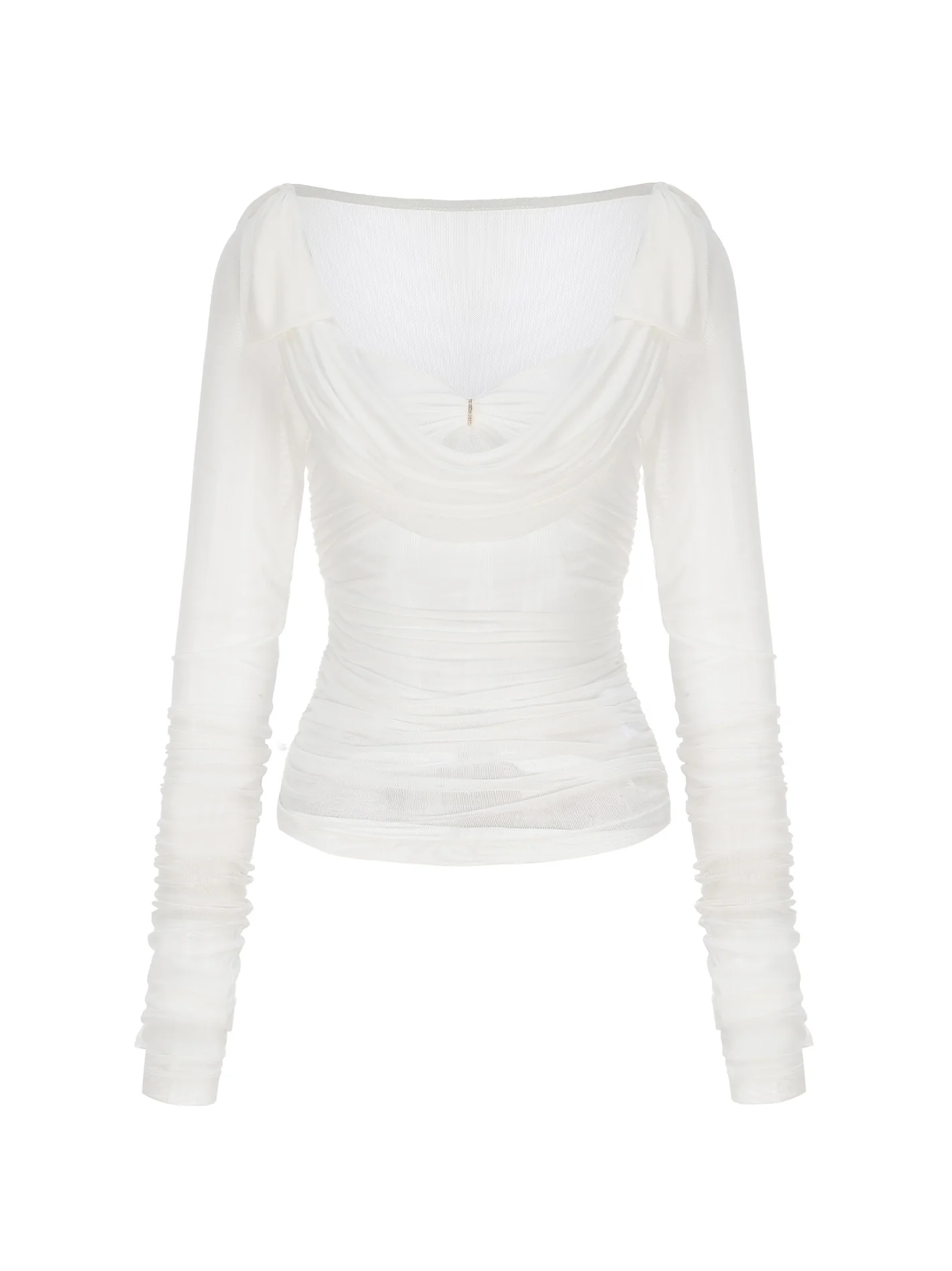 Chantal Top (White) (Final Sale)