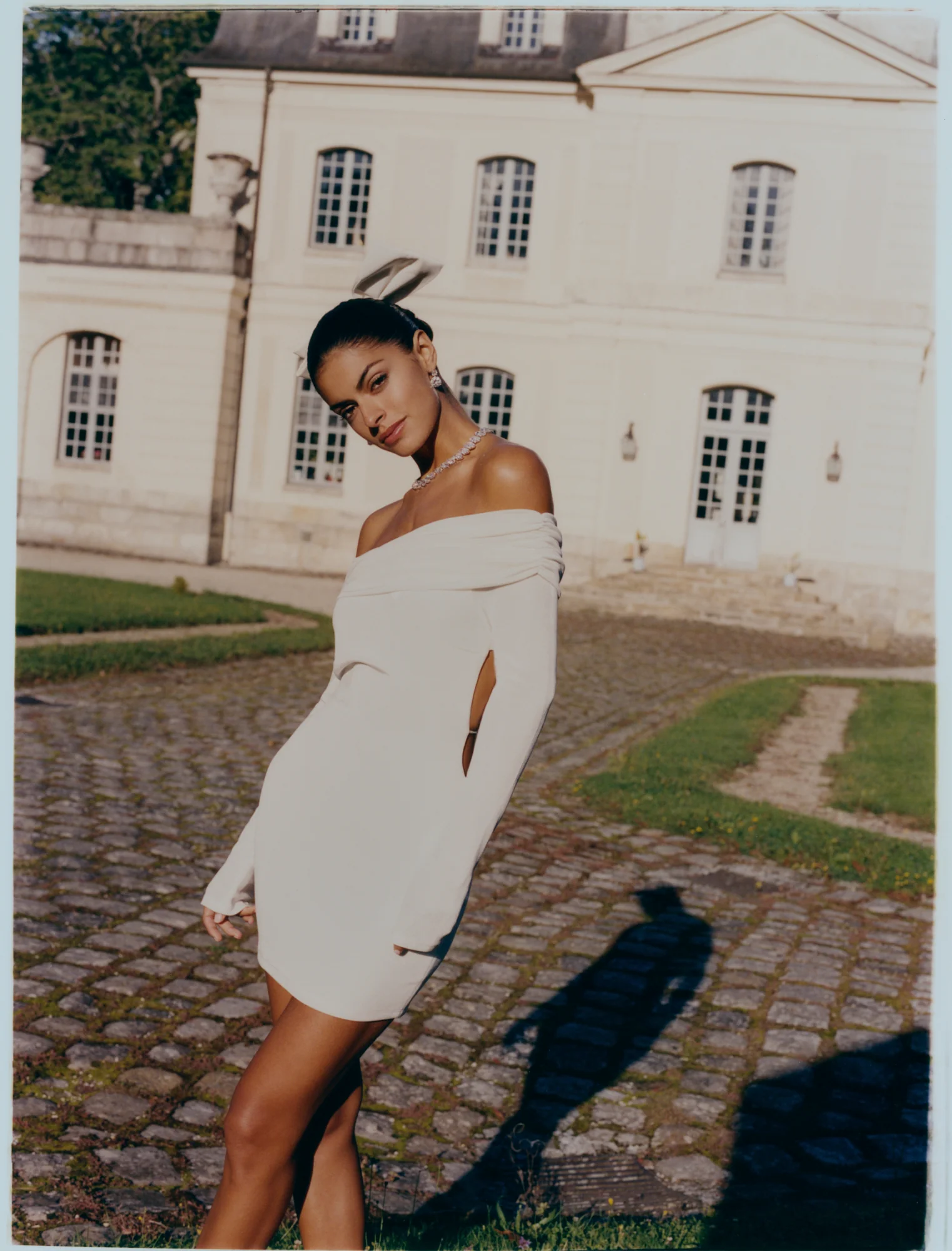 Chantel Dress (White) - Image 4