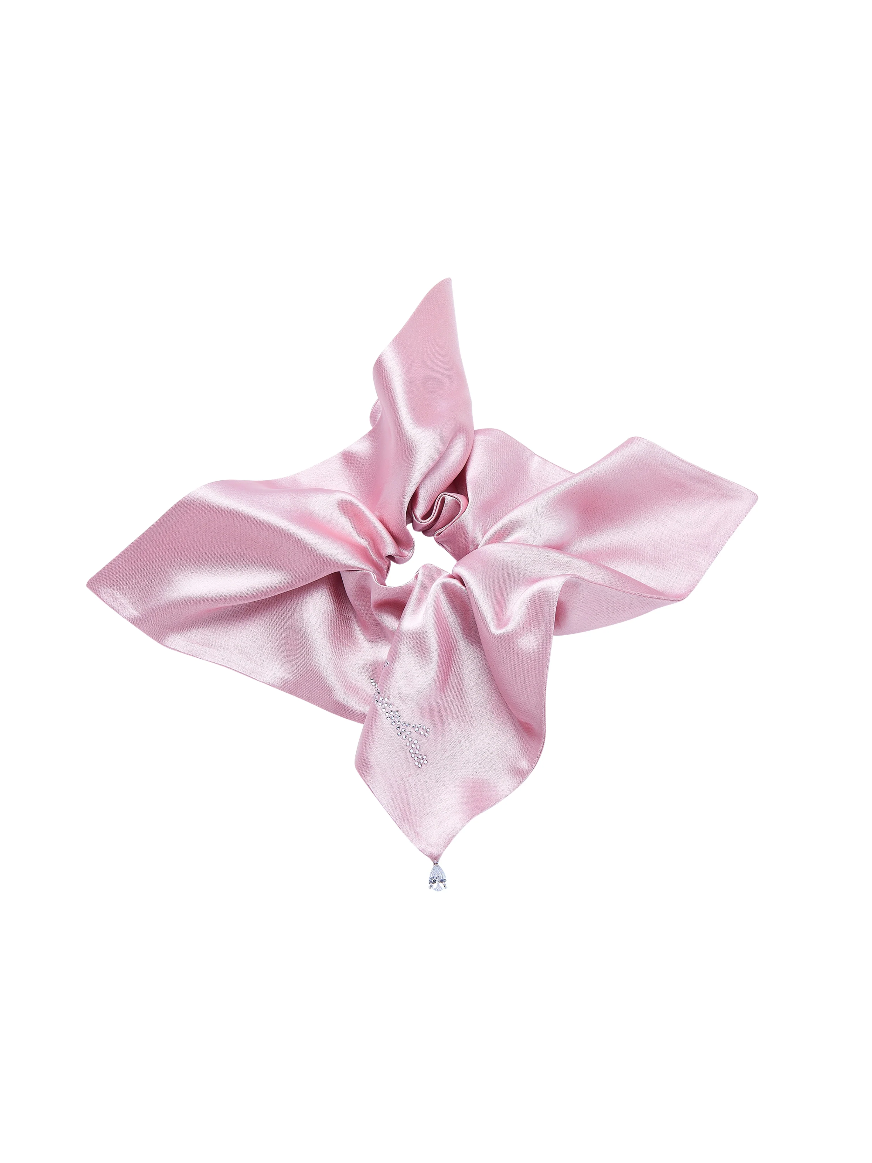 Charlotte Bow Pink Hair Tie