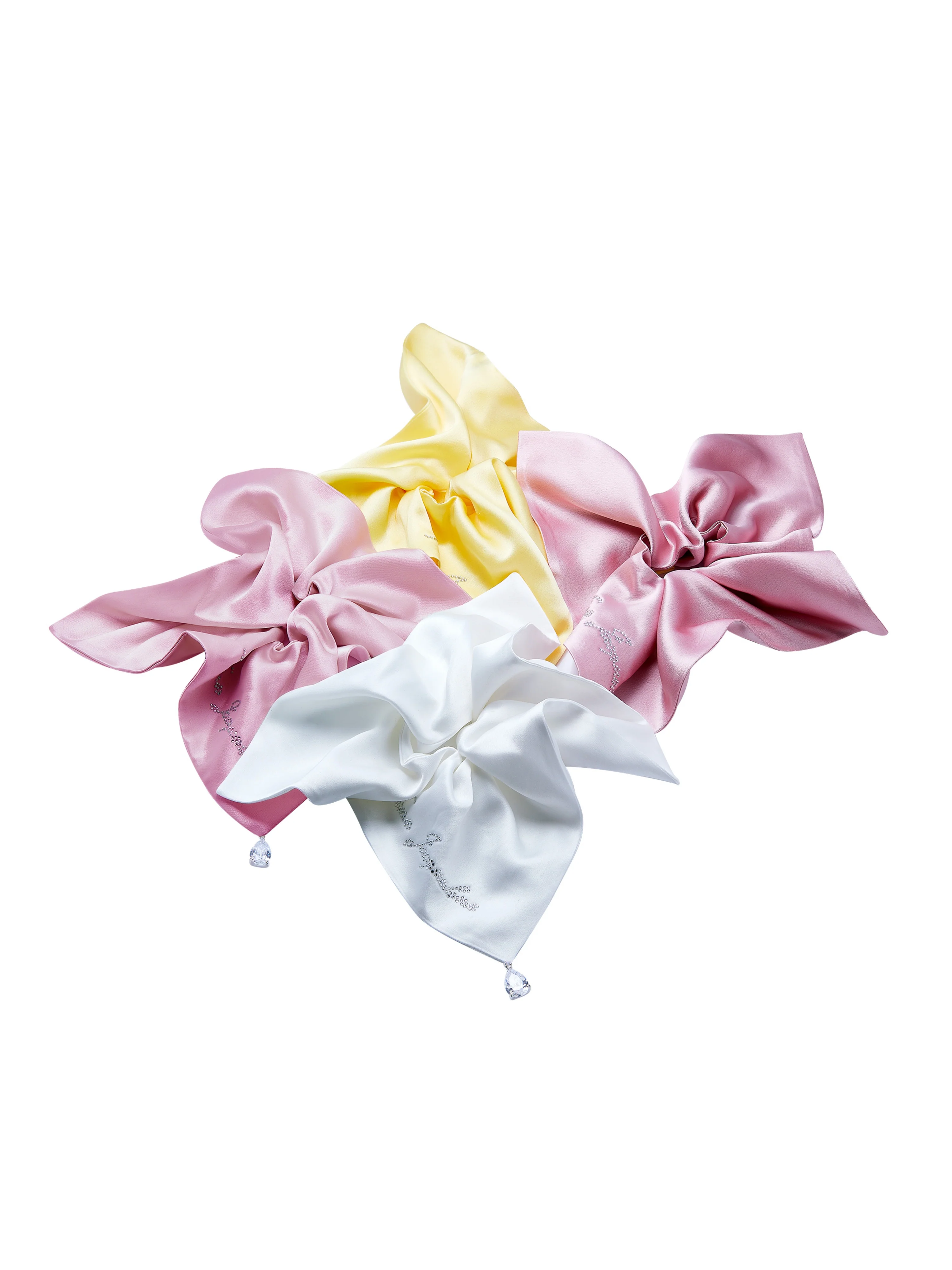 Charlotte Bow Yellow Hair Tie - Image 3