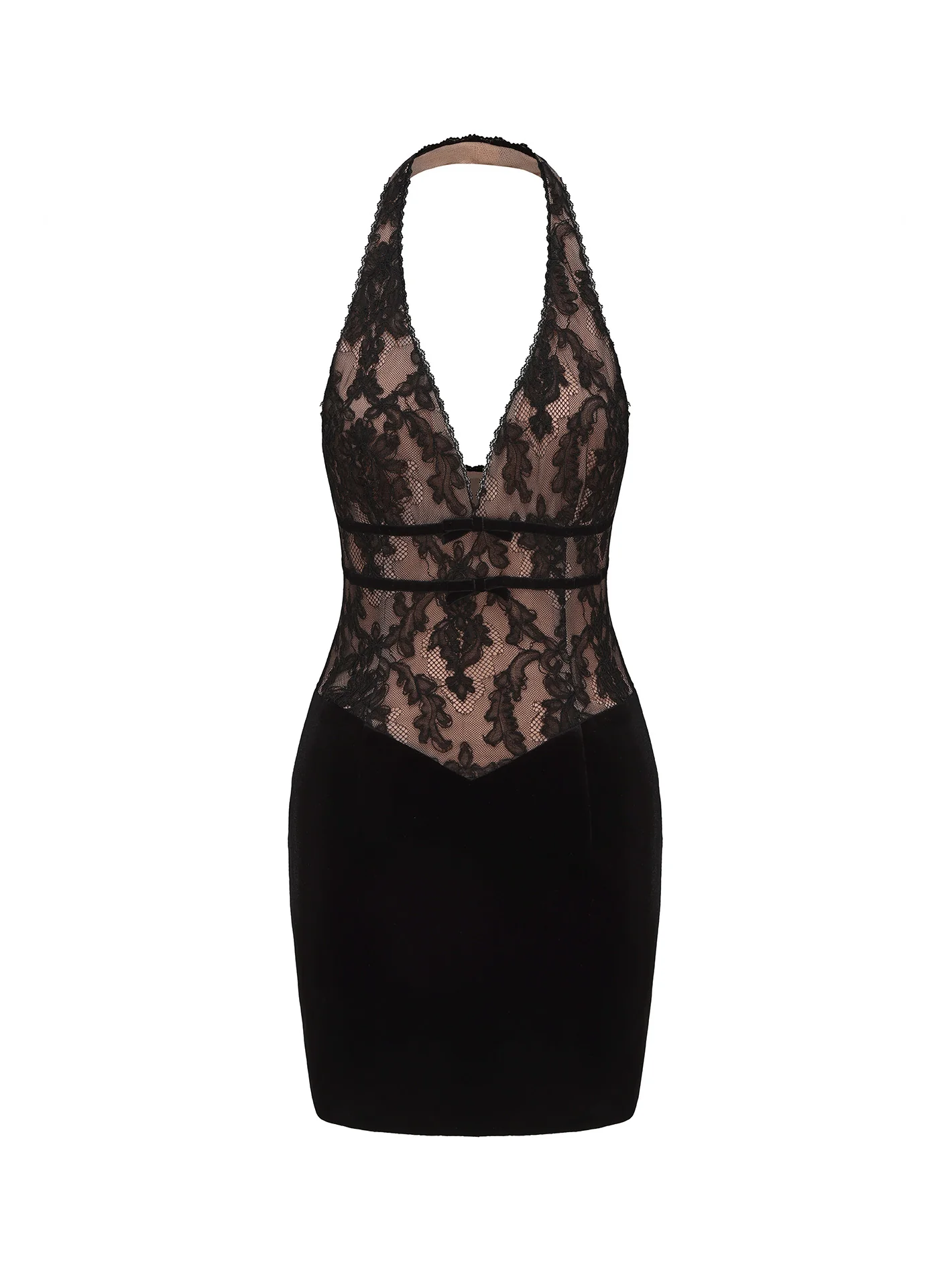 Christi Velvet Dress (Black)
