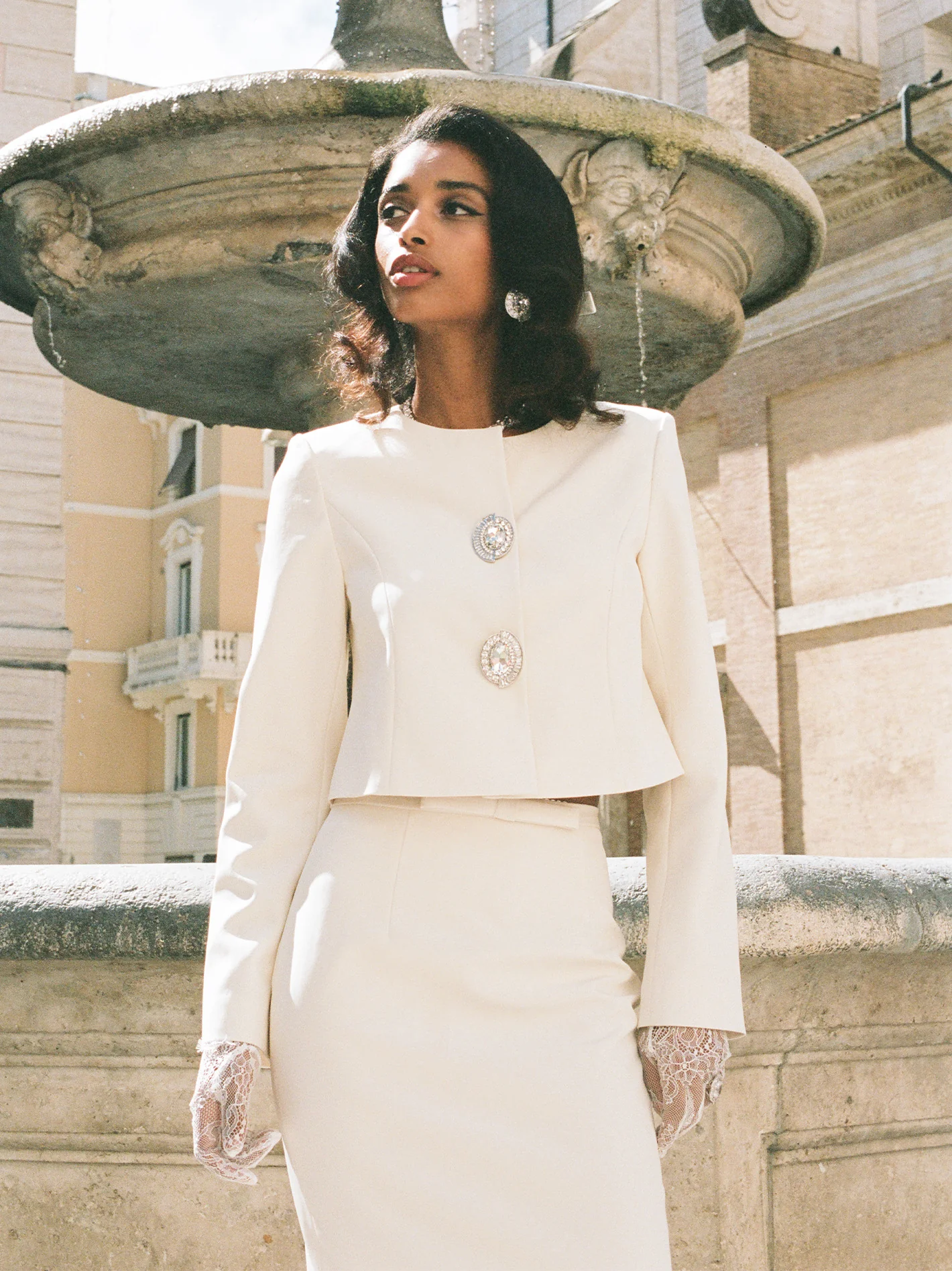 Claira Coat (Off white) - Image 2