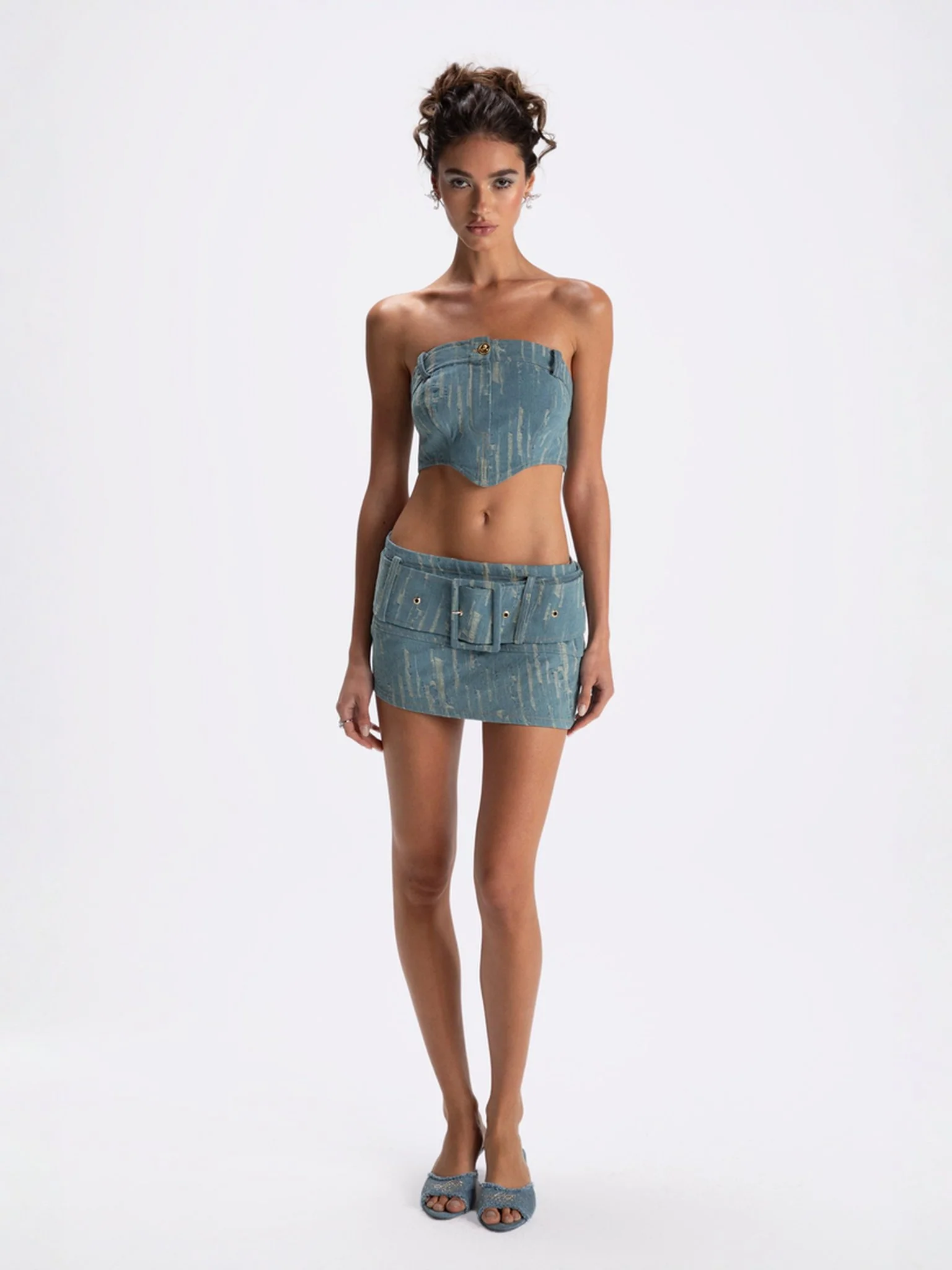 Claire Denim Top (Final Sale) - Image 6