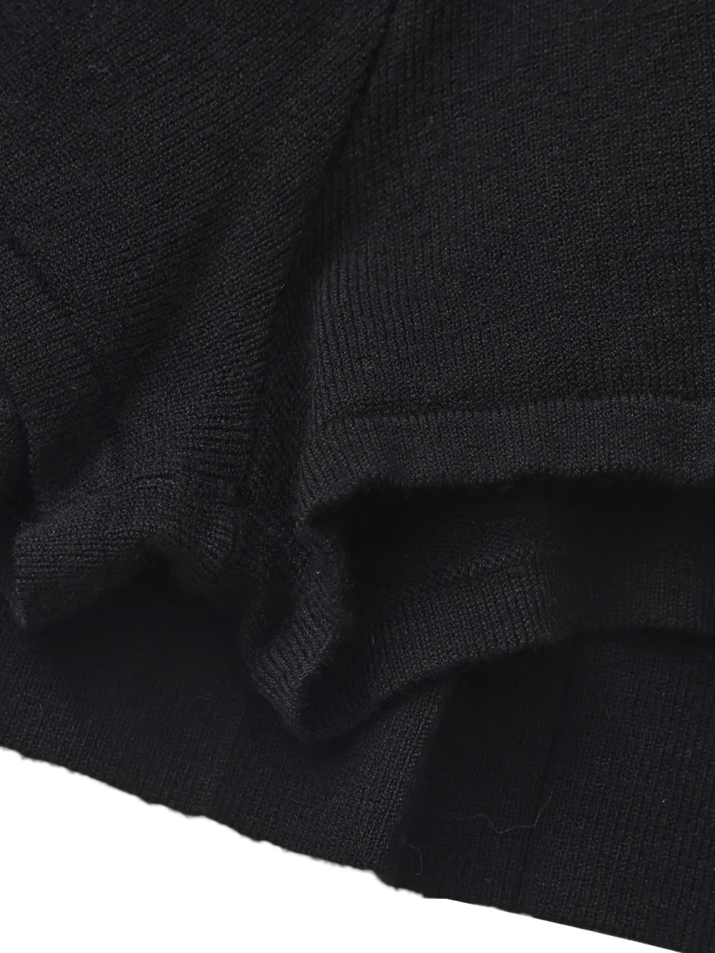 Claudette Contrast Waist Pleated Black Mini Skirt - Image 7