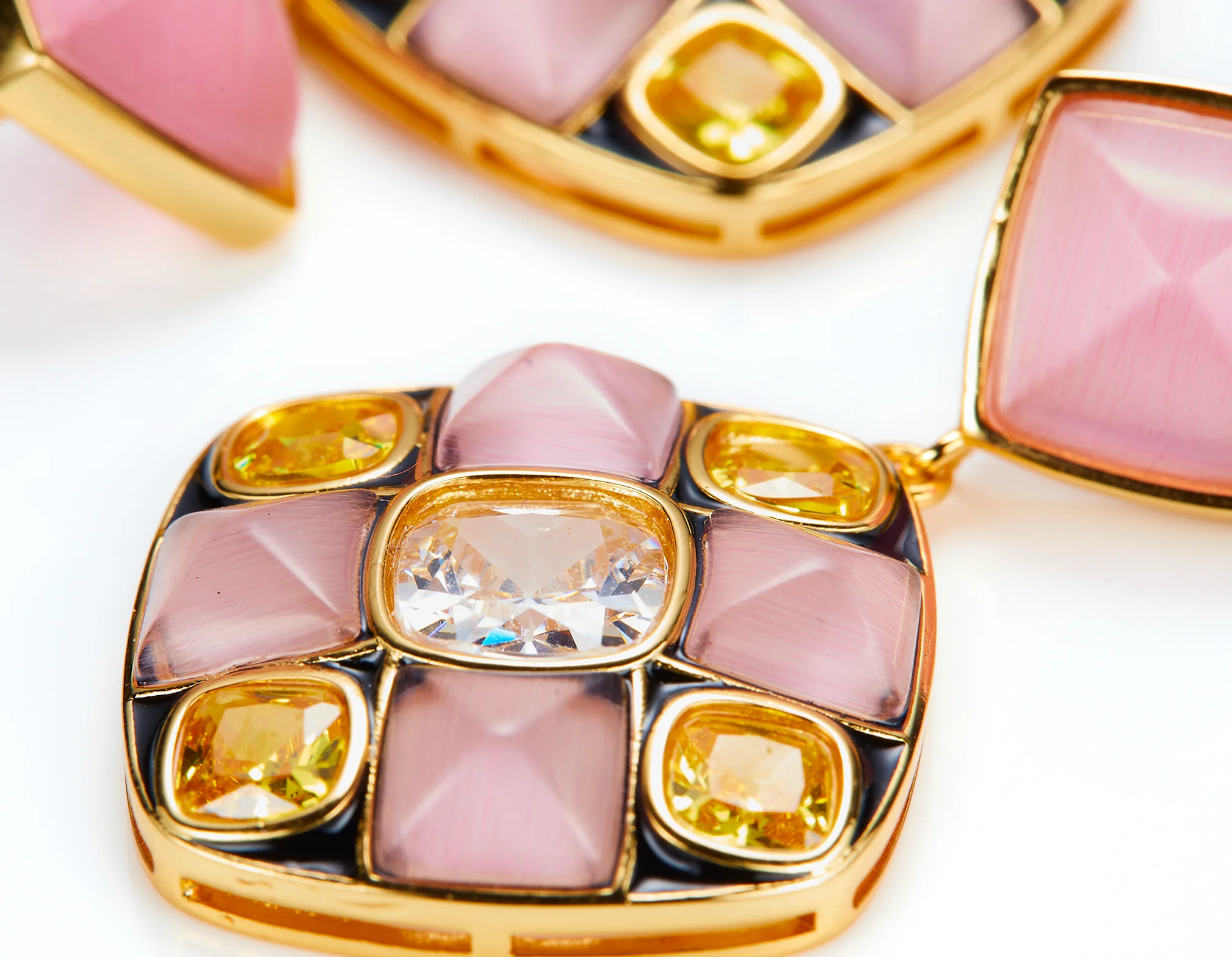 Claudia Earrings (Pink) (Final Sale) - Image 3