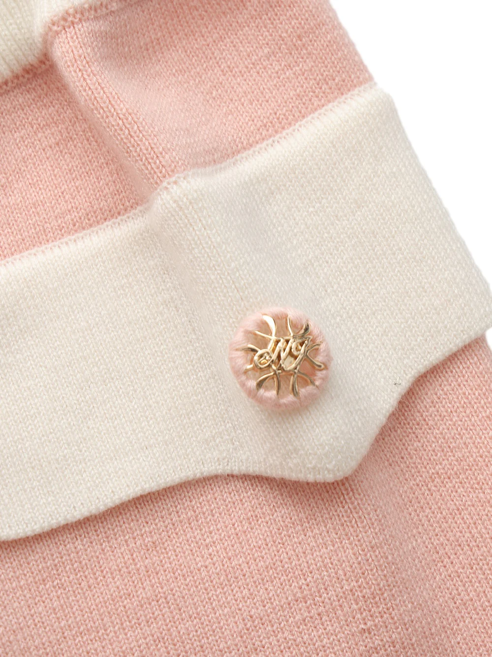 Colette Contrast Knit Pink Micro Shorts - Image 6